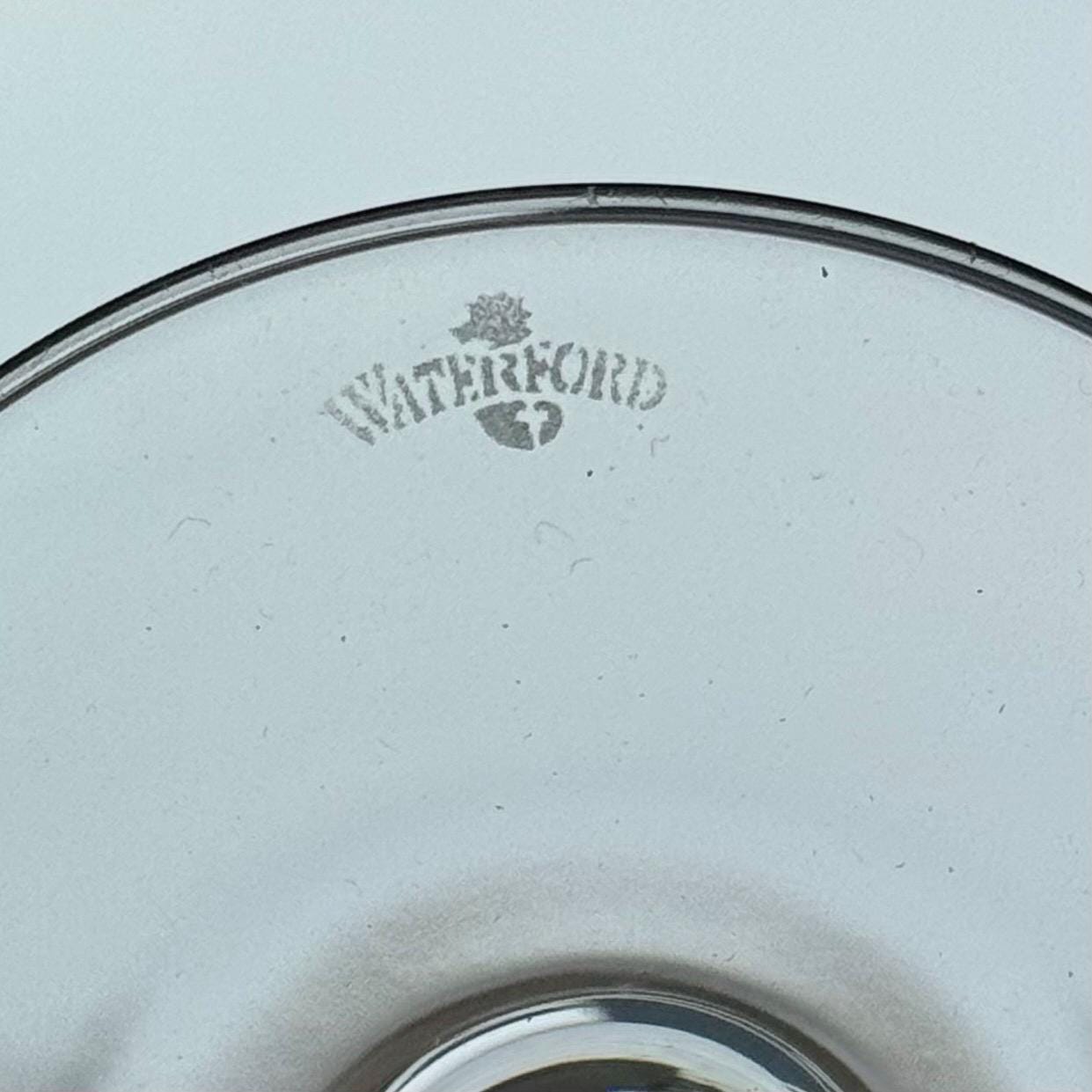 Vintage Waterford Heritage Collection Love Hearts Glasses (circa 1996 - 2005) - Set of 2 Champagne Flutes