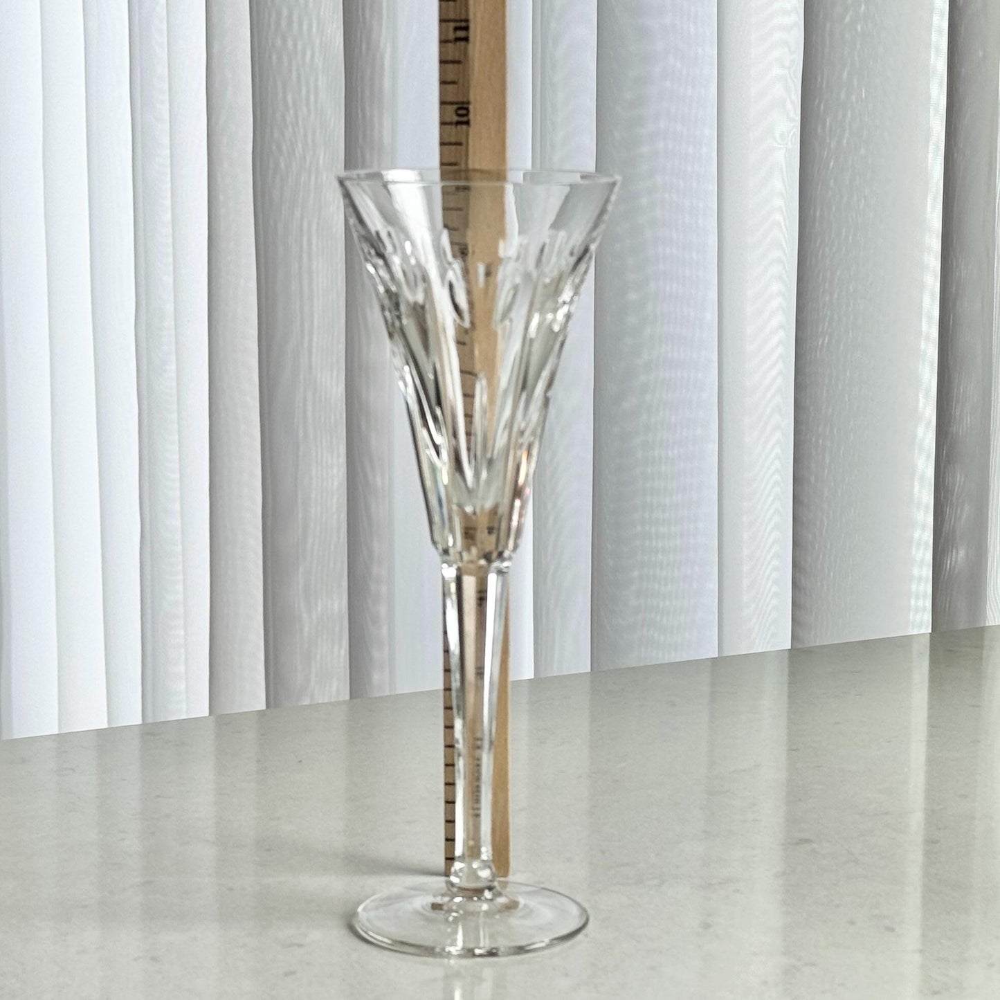 Vintage Waterford Heritage Collection Love Hearts Glasses (circa 1996 - 2005) - Set of 2 Champagne Flutes