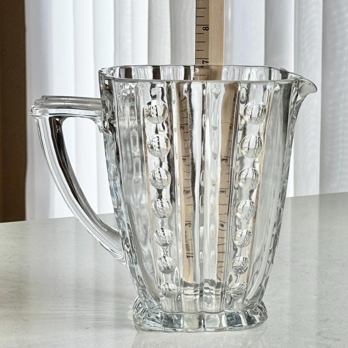 Vintage Heisey Old Sandwich Clear Pitcher (circa 1931 - 1956)