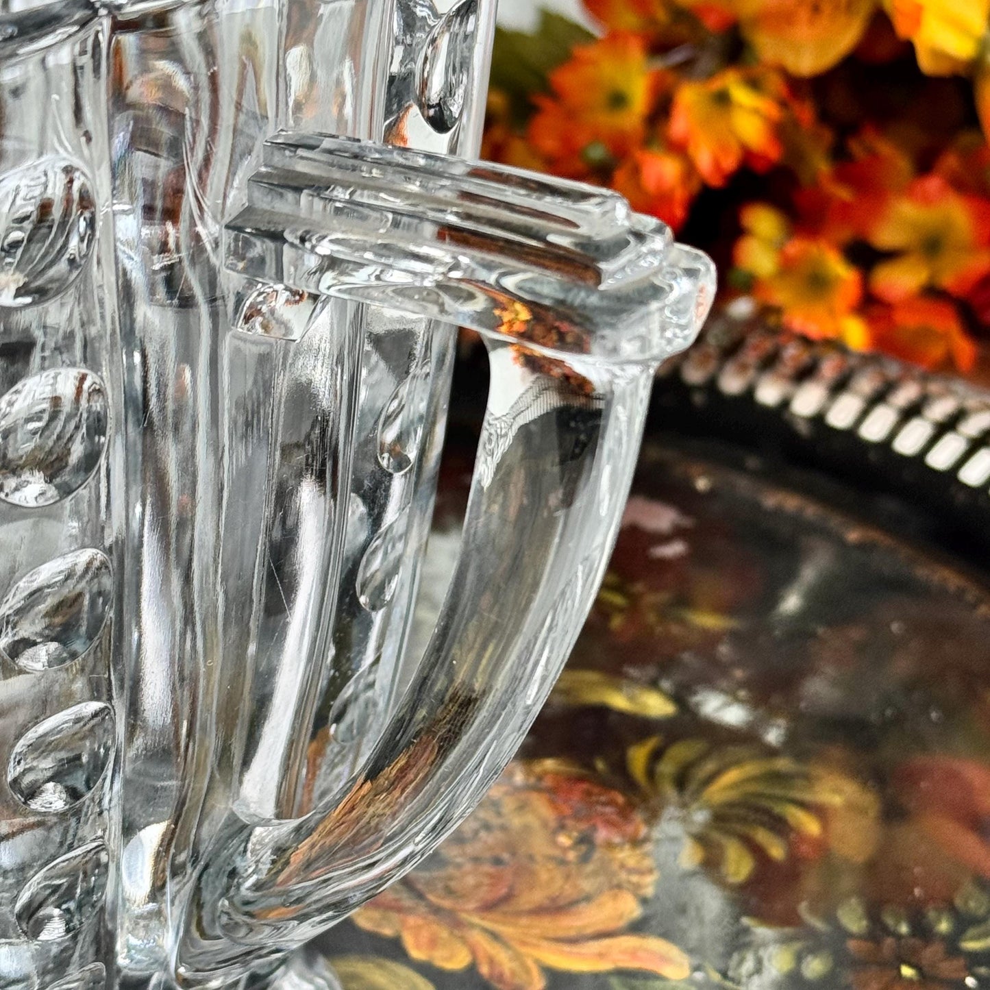 Vintage Heisey Old Sandwich Clear Pitcher (circa 1931 - 1956)