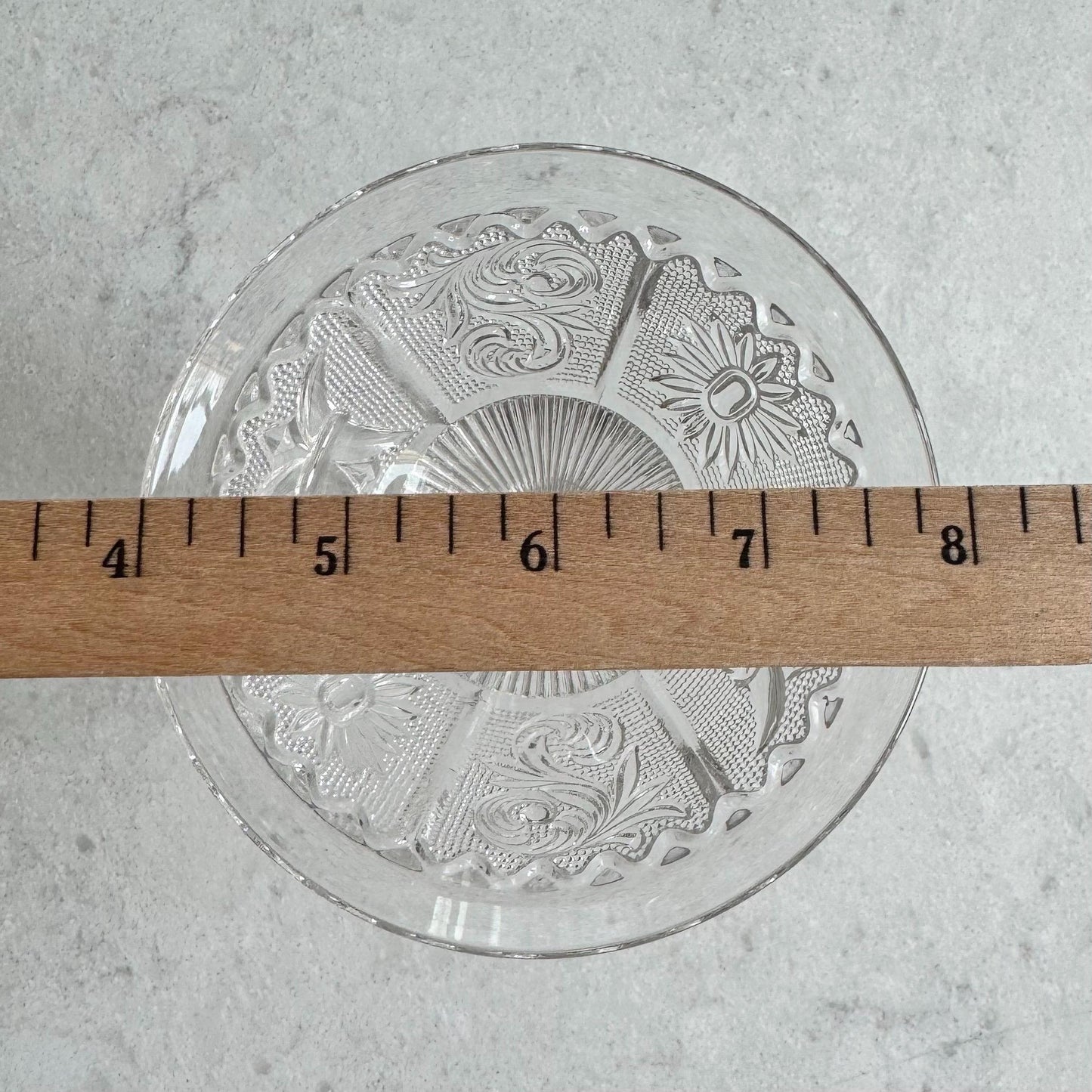 Vintage Westmoreland Glass Princess and Feather Glasses - Set of 4