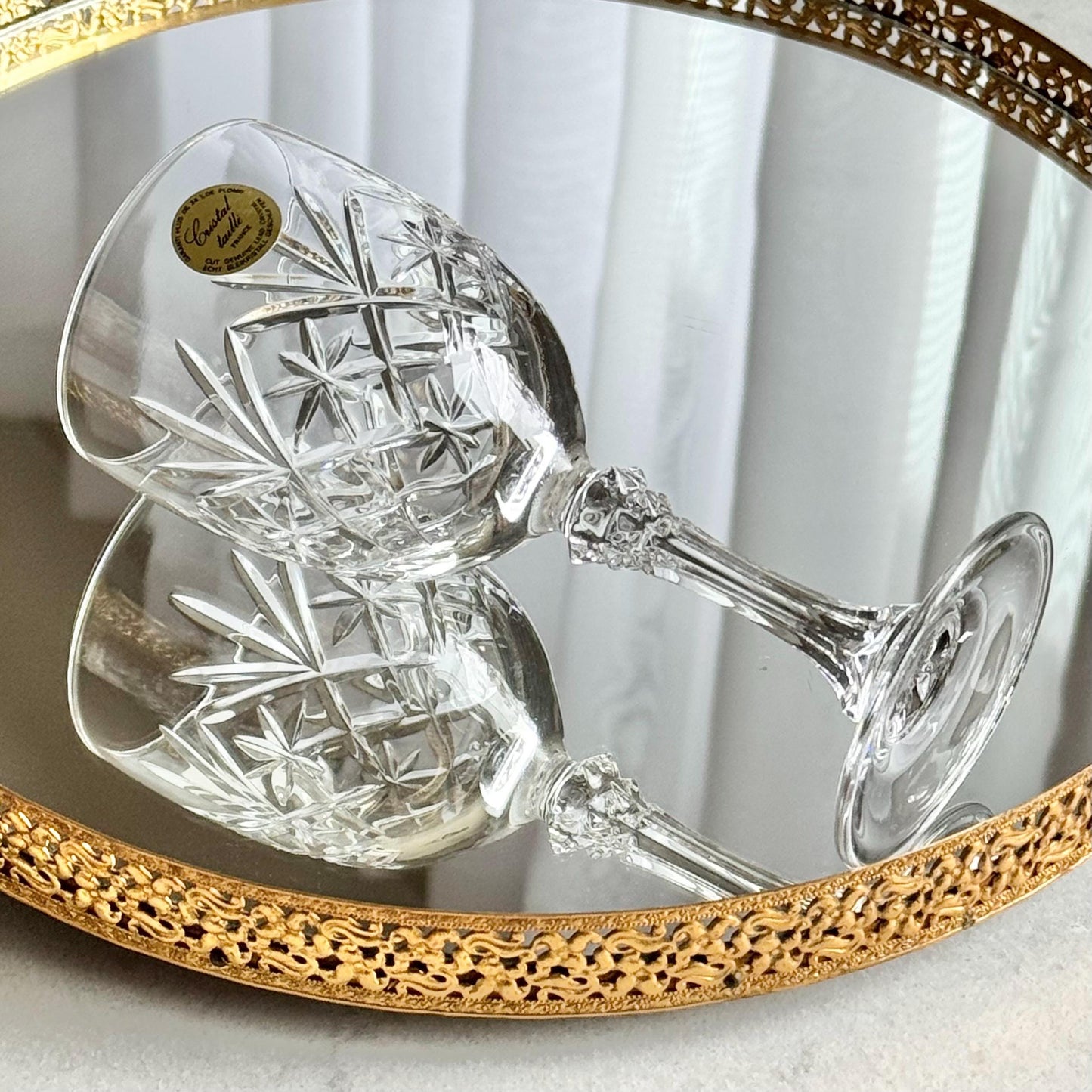 Vintage Cristal D’Arques-Durand Deauville Glasses - Set of 6