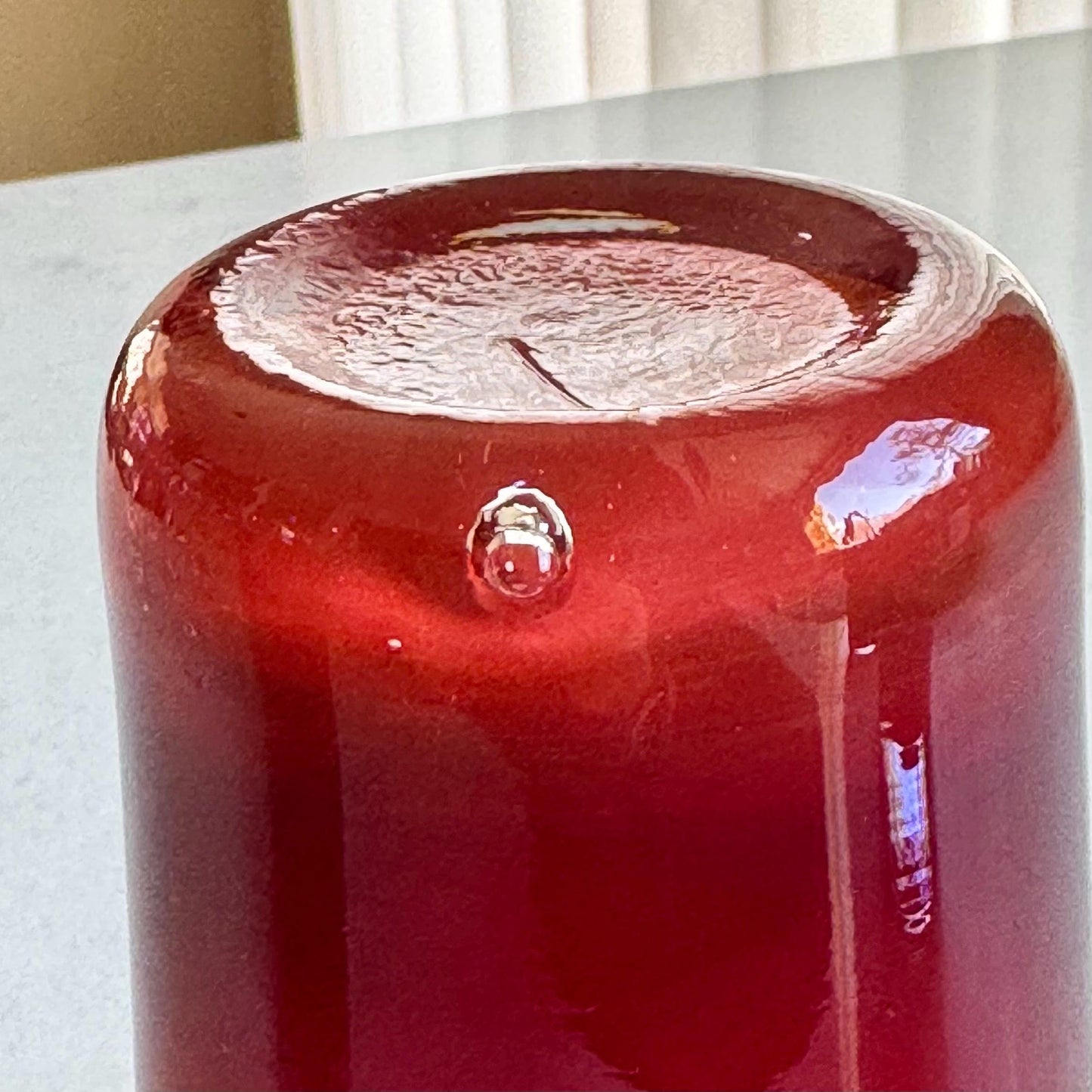 Vintage Ruby Red Cased Glasses - 14 Tumblers Available