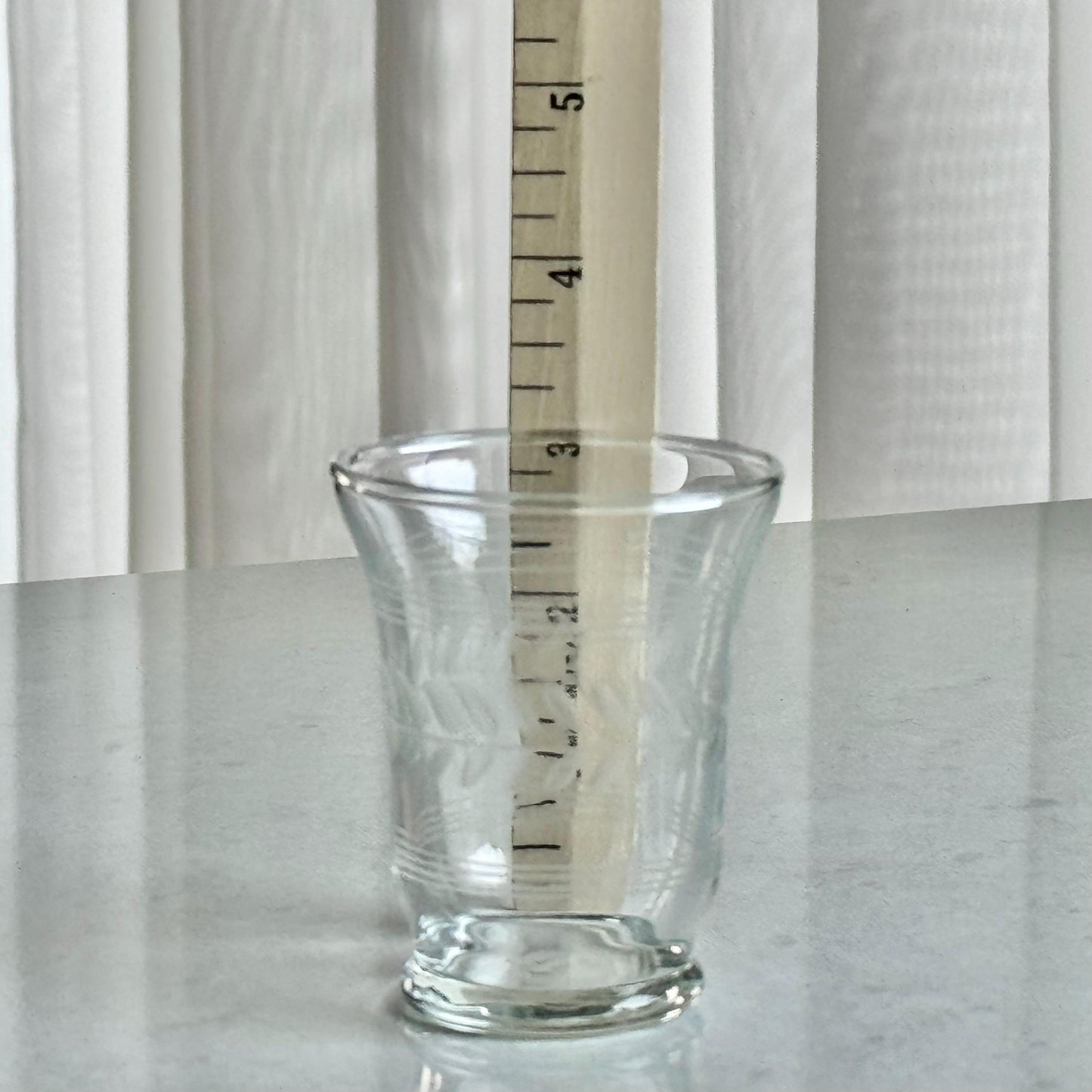 Vintage Anchor Hocking Laurel Cut Glasses - Set of 6