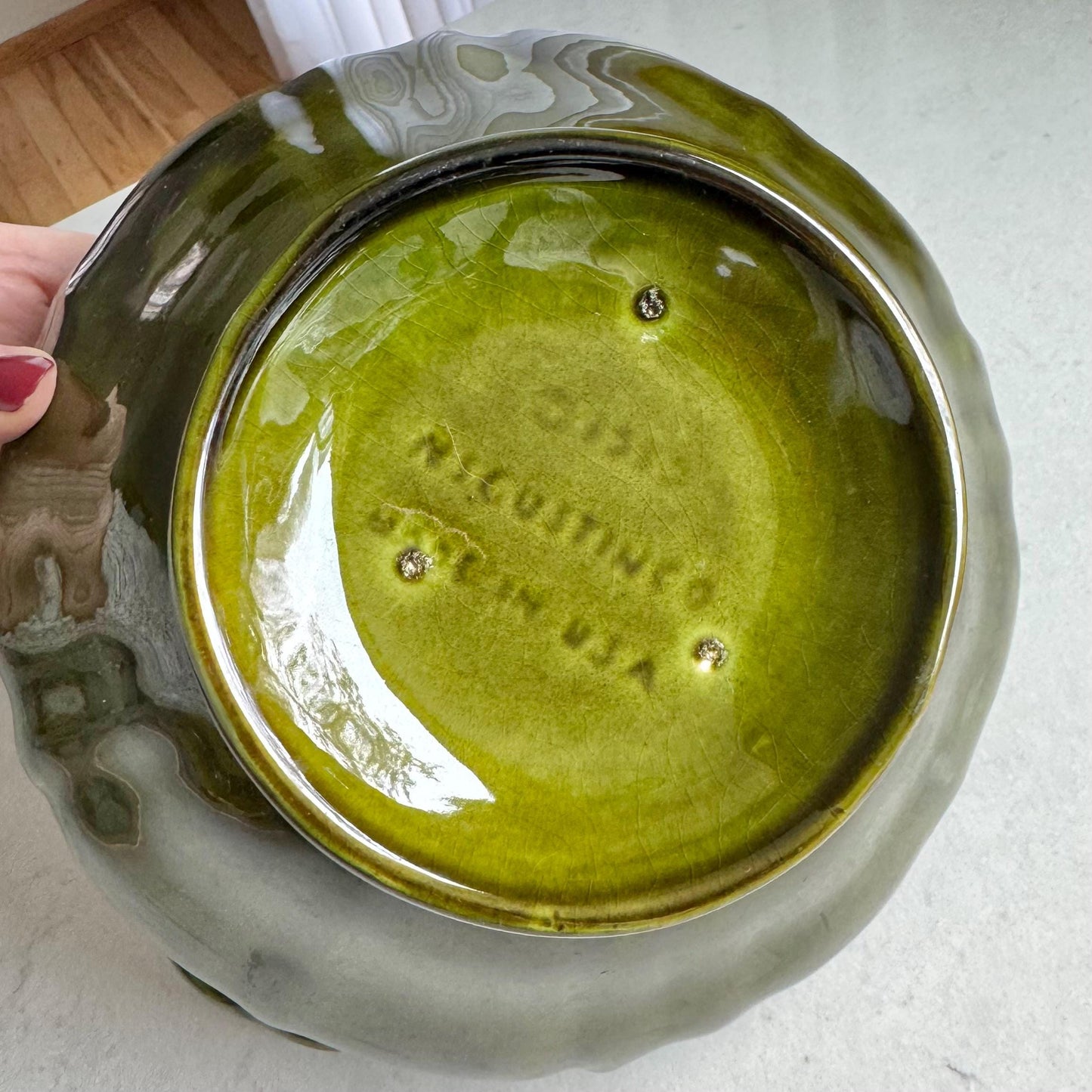 Vintage N.S. Gustin Co. Tureen with Ladle and Underplate (circa 1961)