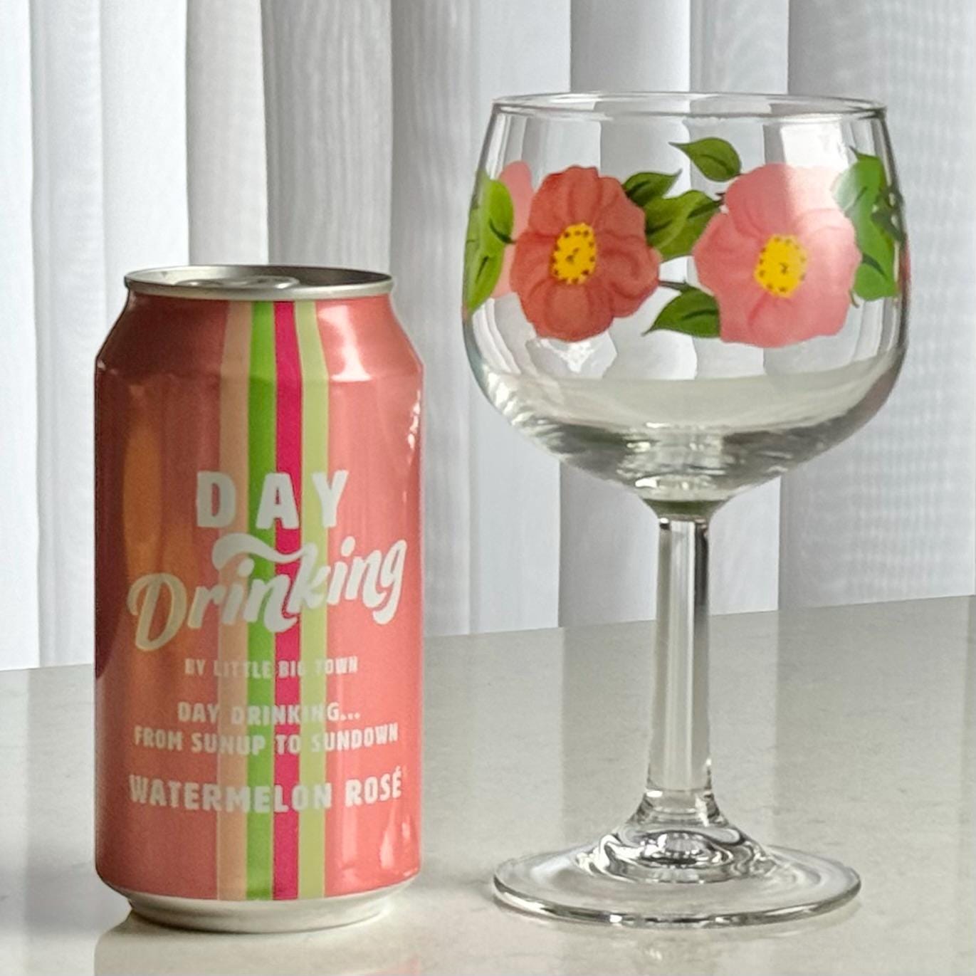 Vintage Franciscan Desert Rose Glasses (6-1/2 inch, 12 oz.) - Set of 8