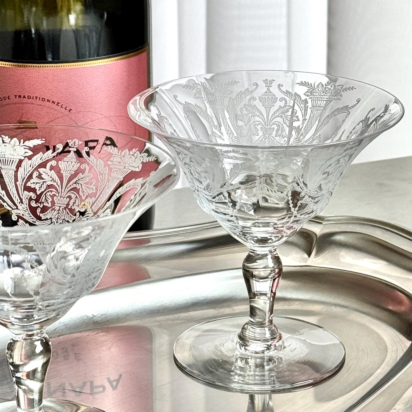 Vintage Morgantown Milan Glasses - Set of 6
