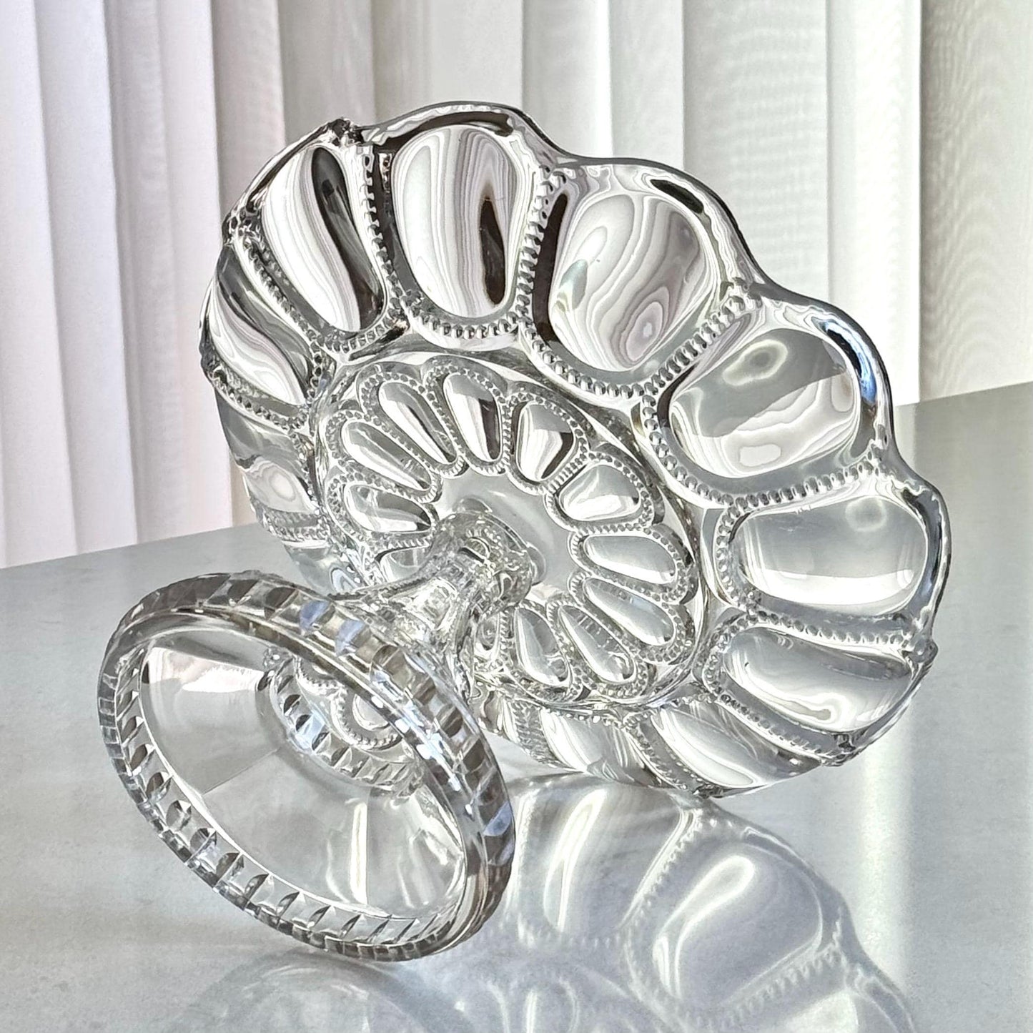 Vintage EAPG Pedestal Dish