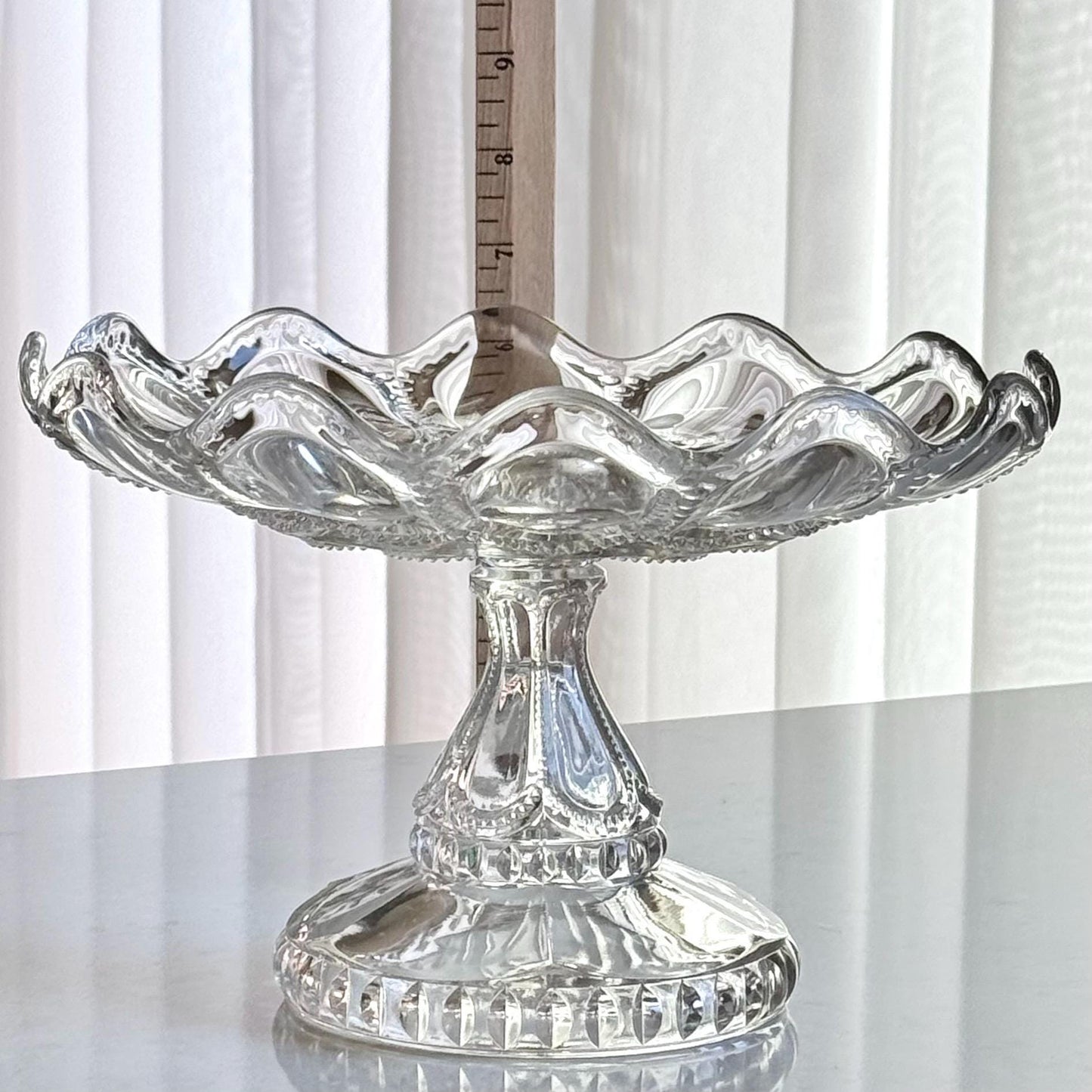 Vintage EAPG Pedestal Dish