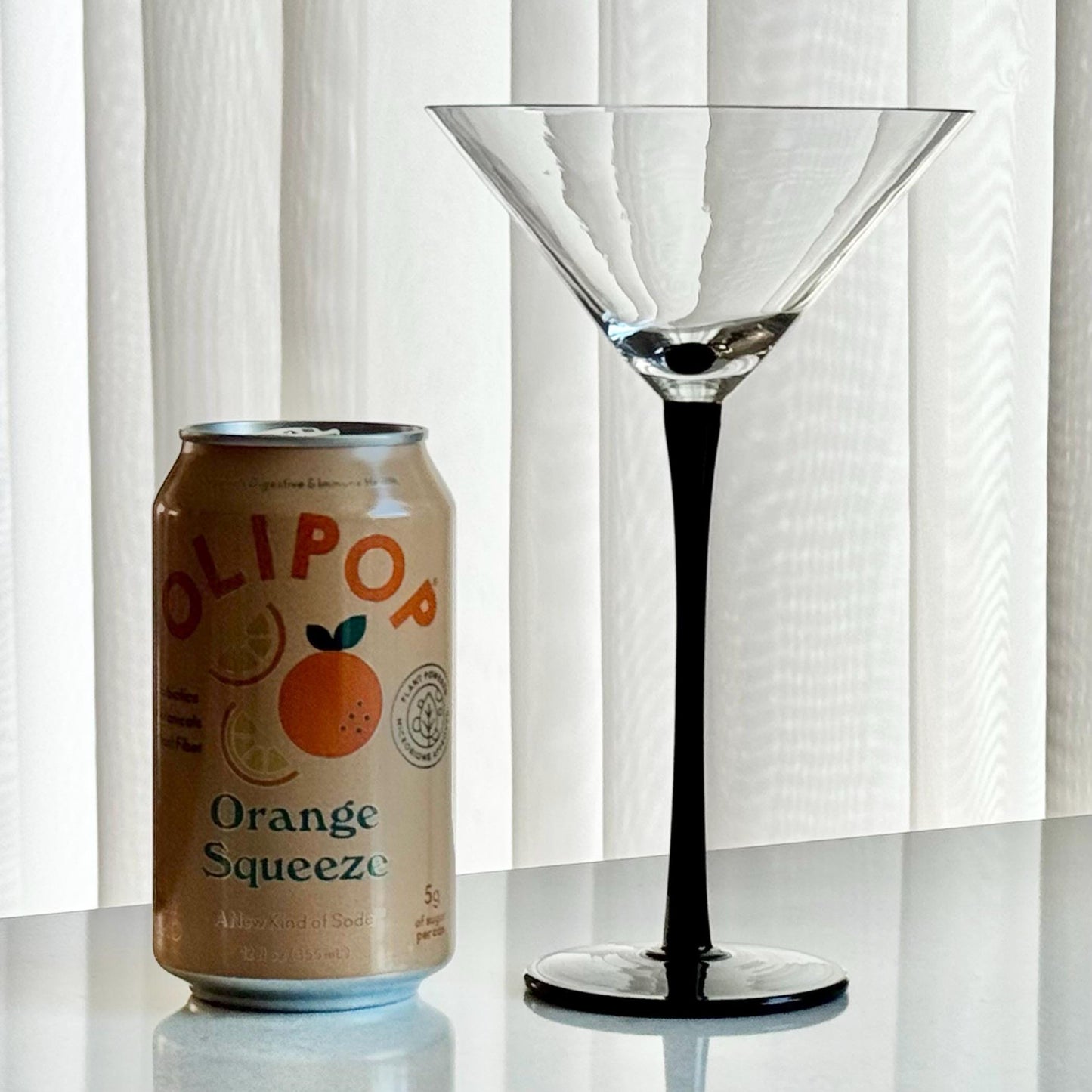 Vintage Artland Black Stem Glasses - Set of 4