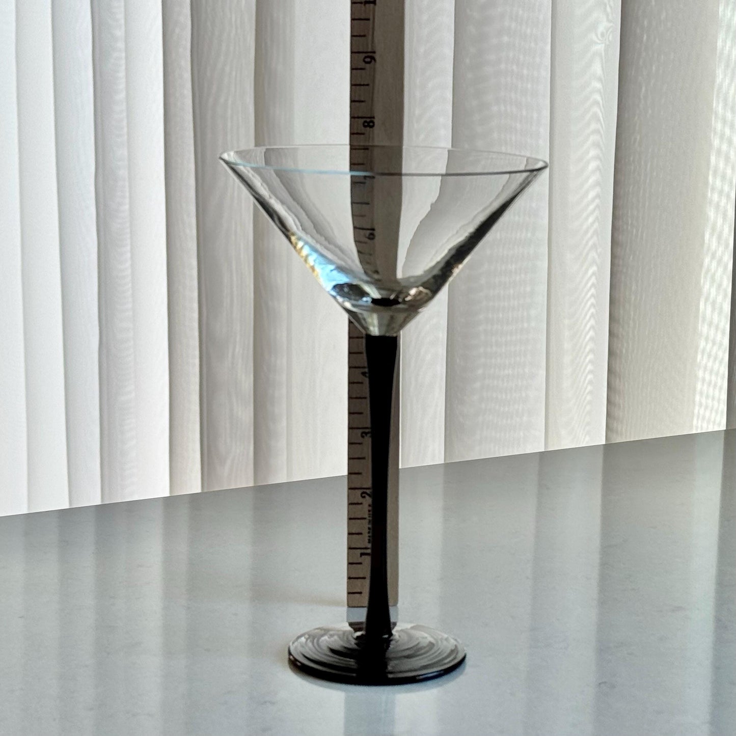 Vintage Artland Black Stem Glasses - Set of 4