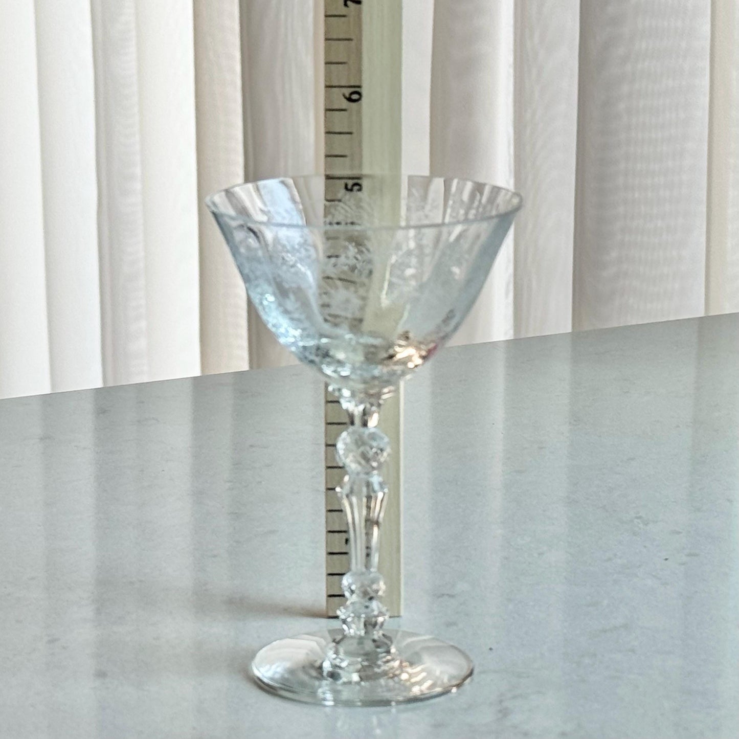 Vintage Fostoria Chintz Glasses (circa 1940 - 1973) - Set of 5