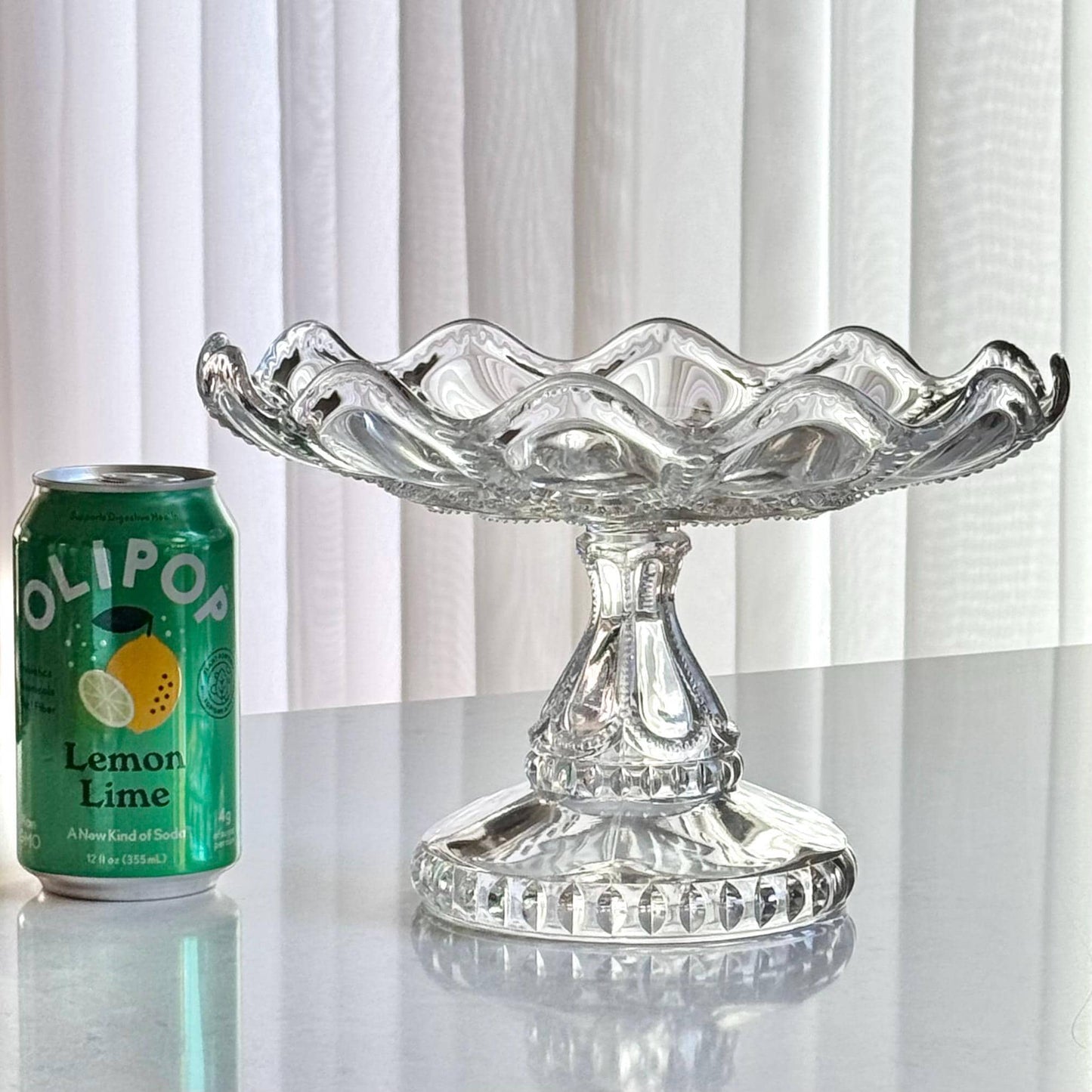 Vintage EAPG Pedestal Dish