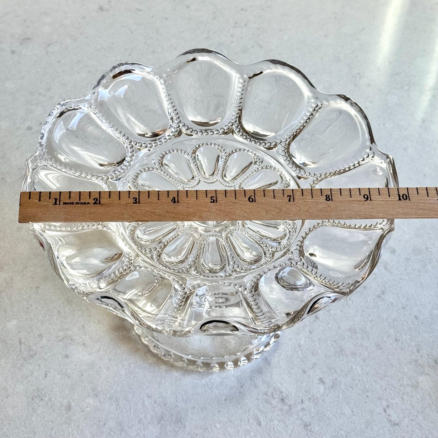 Vintage EAPG Pedestal Dish