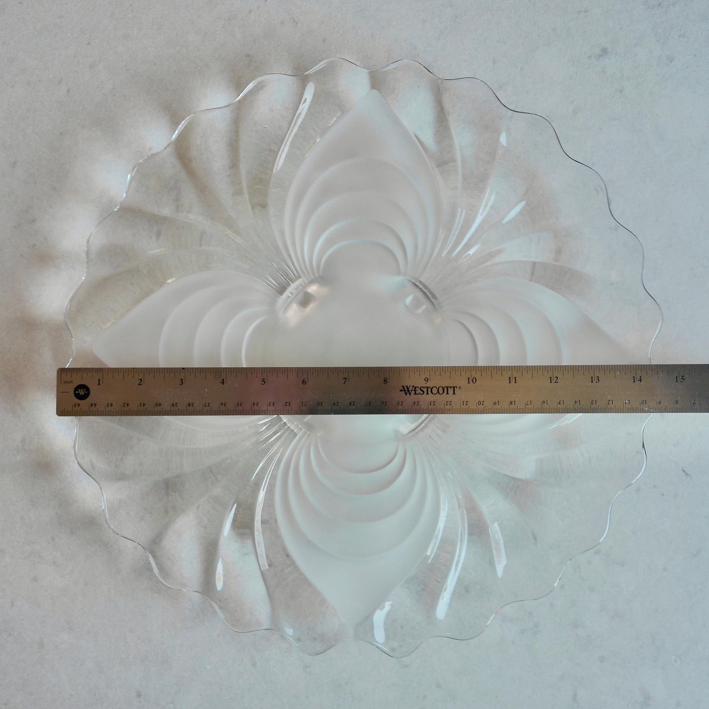 Vintage Cambridge Alpine 14 Inch 4 Toed Cabaret Plate (circa 1940 - 1949)