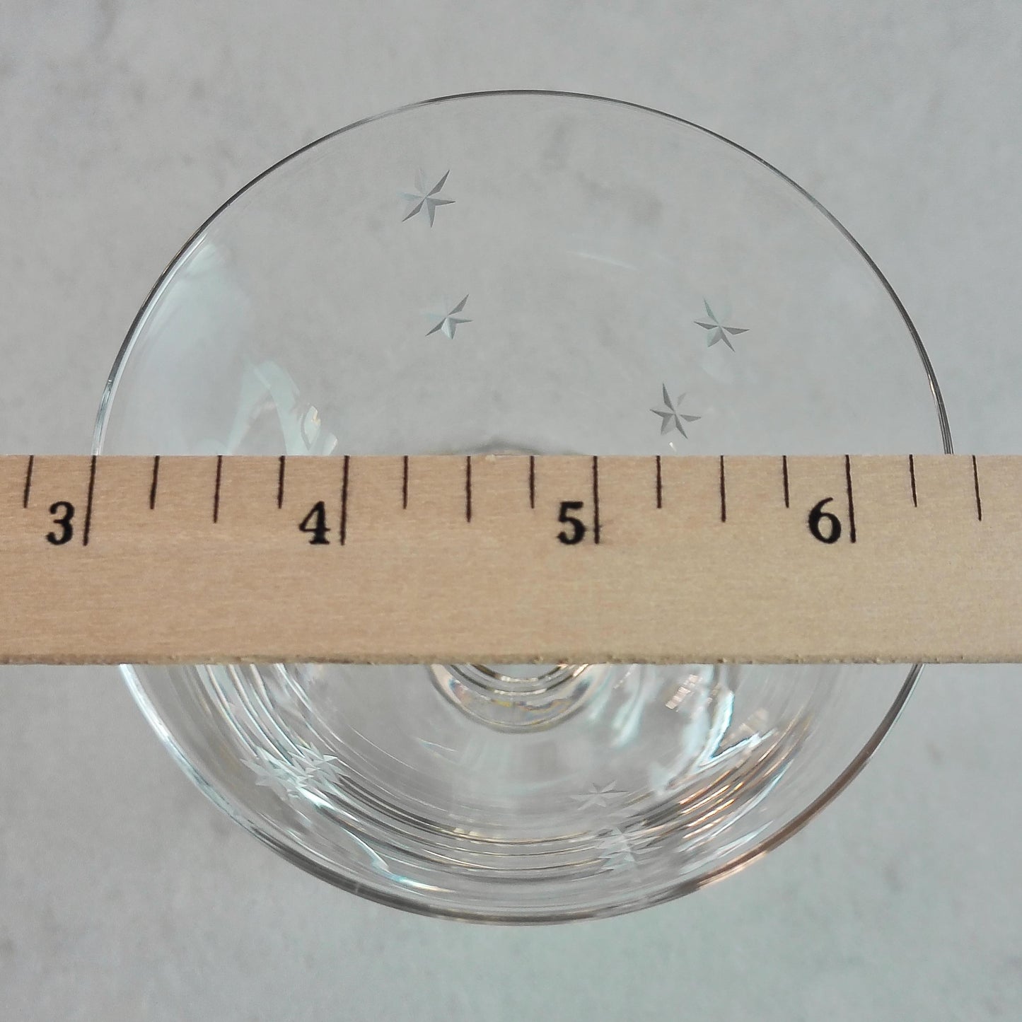 Vintage Fostoria National Star Cut Glasses (circa 1933 - 1943) - Set of 10