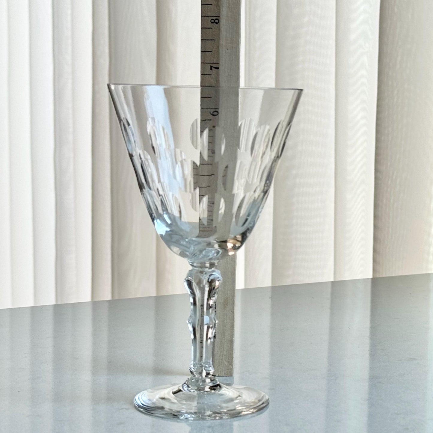 Vintage Nancy Prentiss George and Martha Glasses - Set of 4