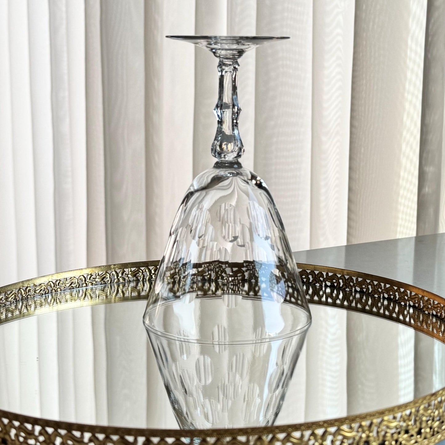 Vintage Nancy Prentiss George and Martha Glasses - Set of 4