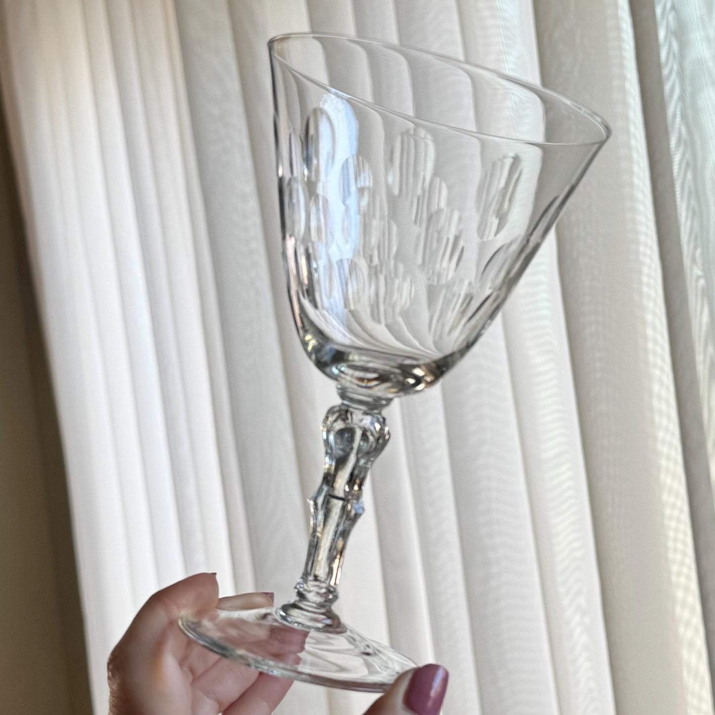 Vintage Nancy Prentiss George and Martha Glasses - Set of 4