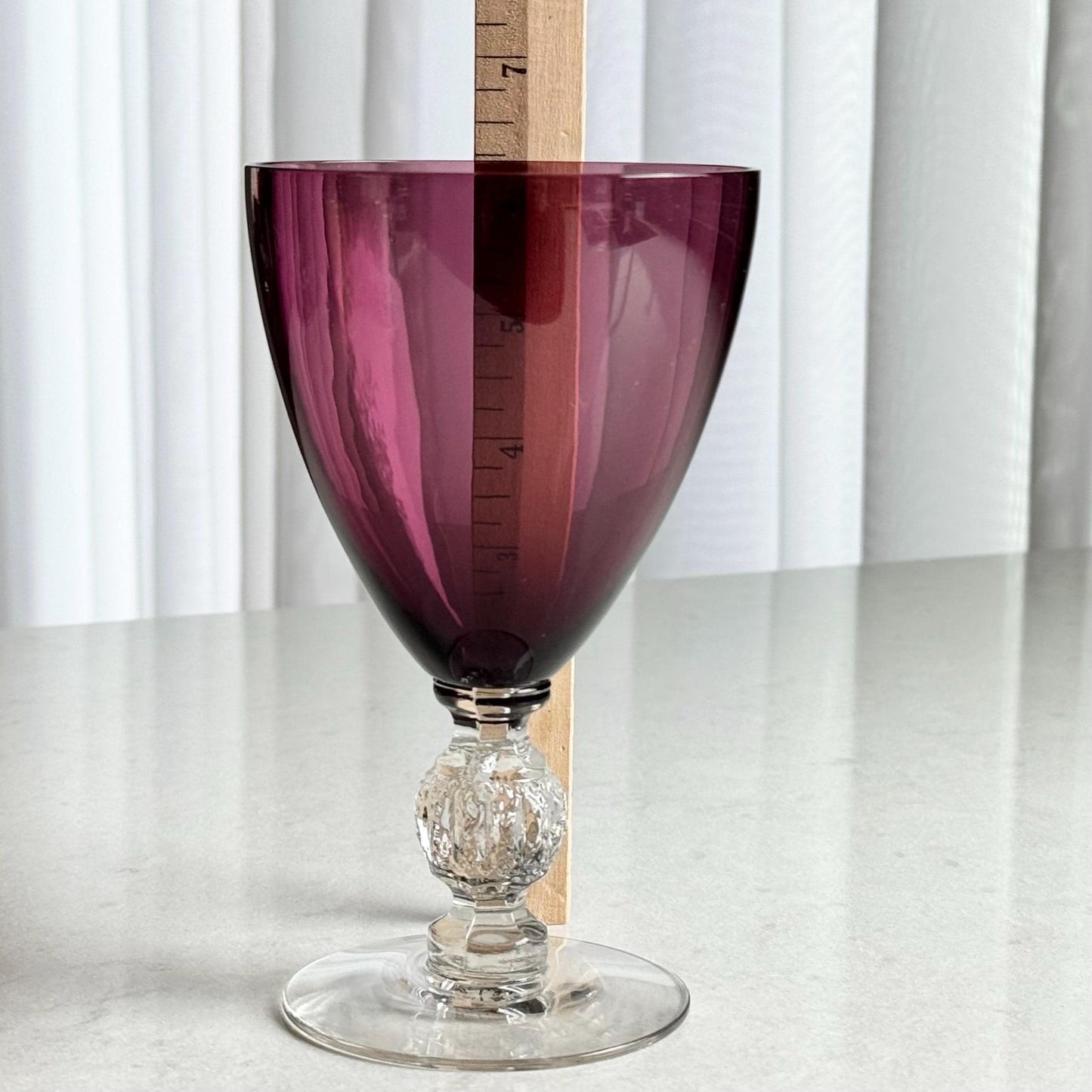 Vintage Cambridge Aurora Amethyst Purple Glasses - 14 Available