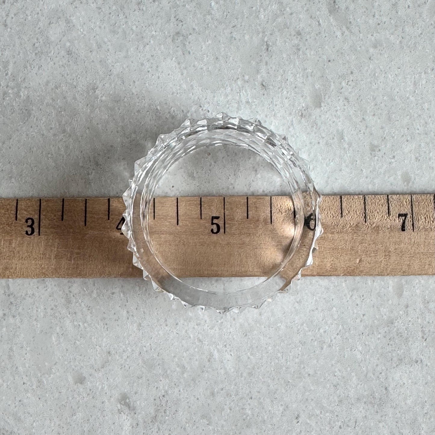 Vintage Fostoria Heritage Napkin Rings (circa 1979 - 1982) - Set of 12
