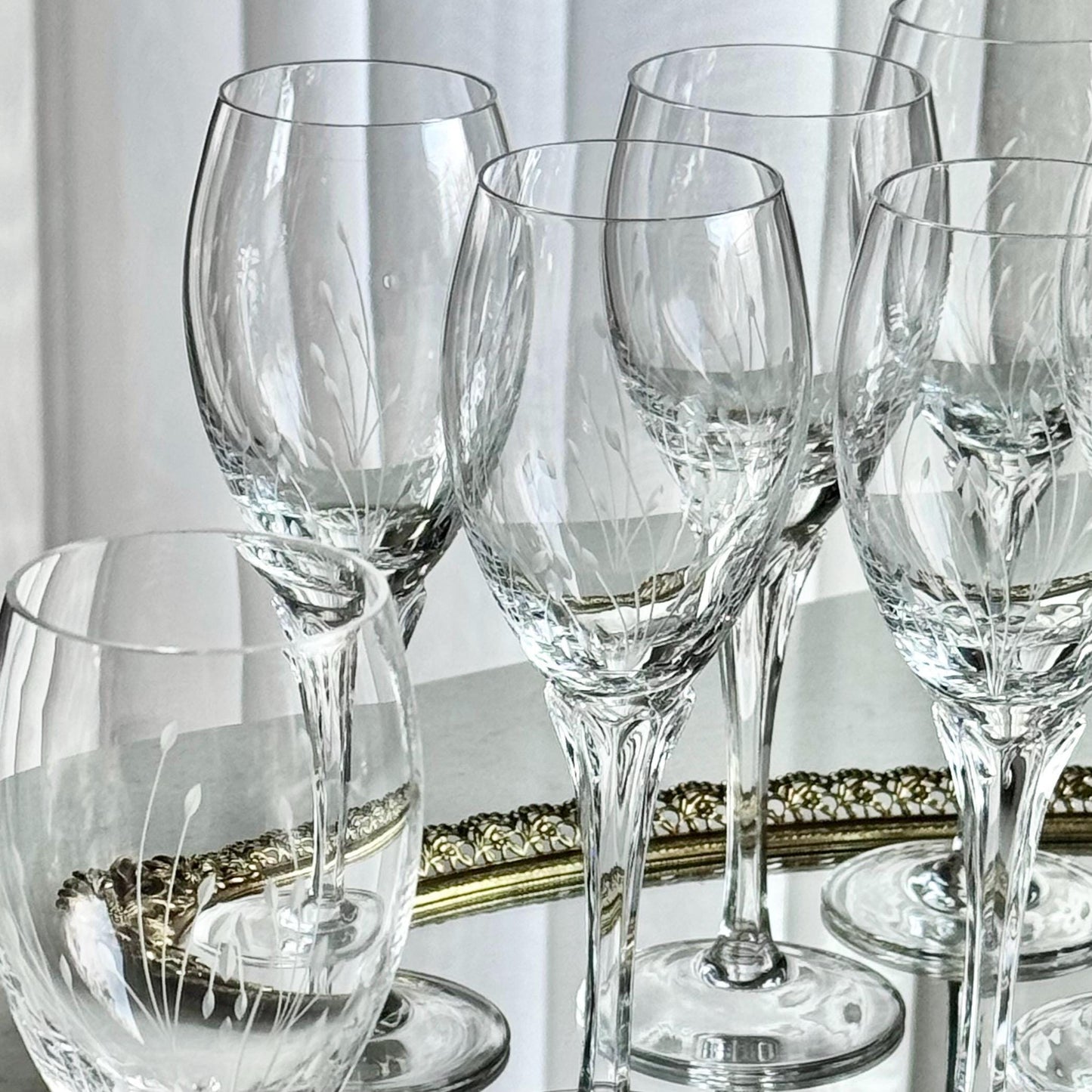Vintage Gorham Jolie Glasses (circa 1983 - 1993) - Set of 12