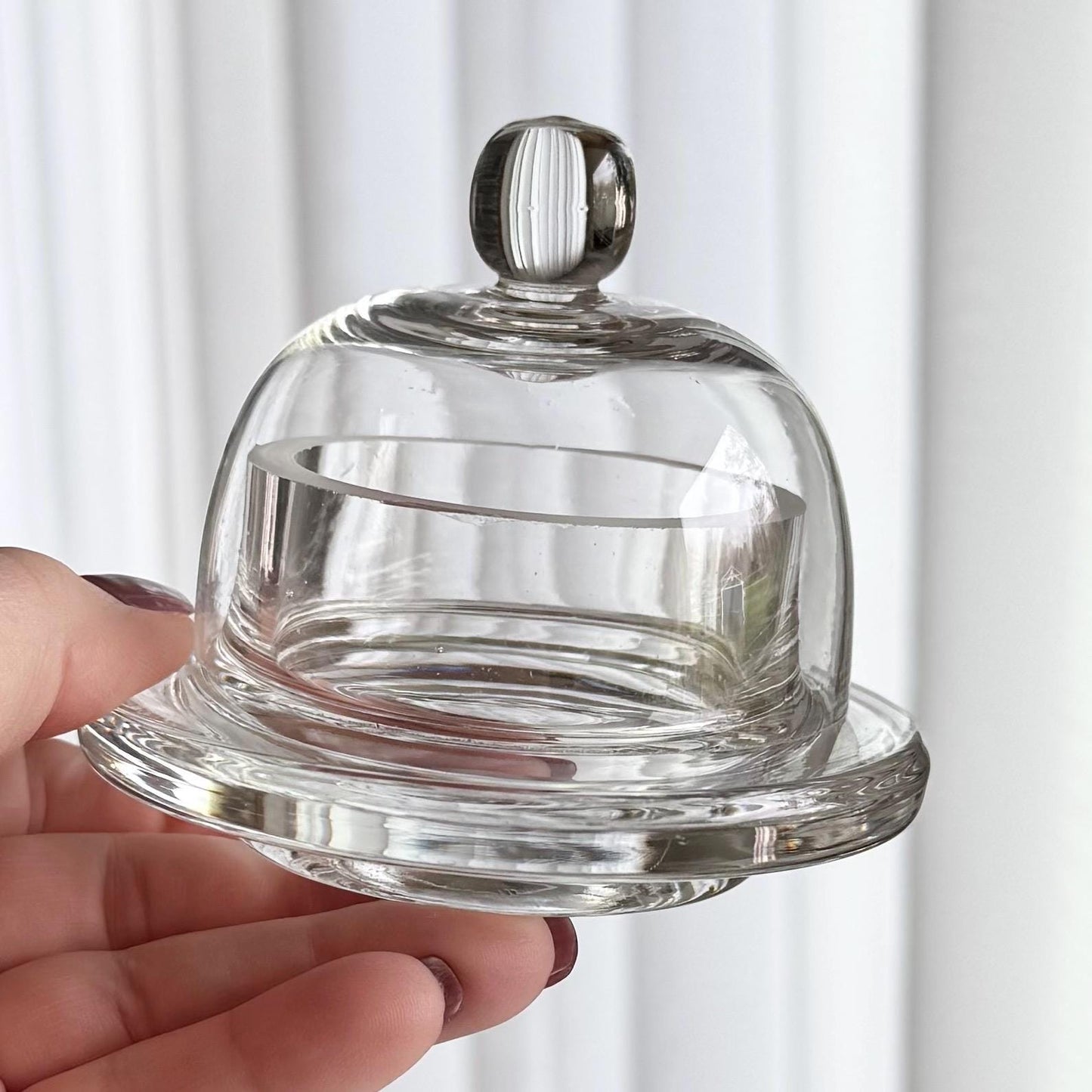 Vintage Domed Individual Butter Dishes - Set of 4