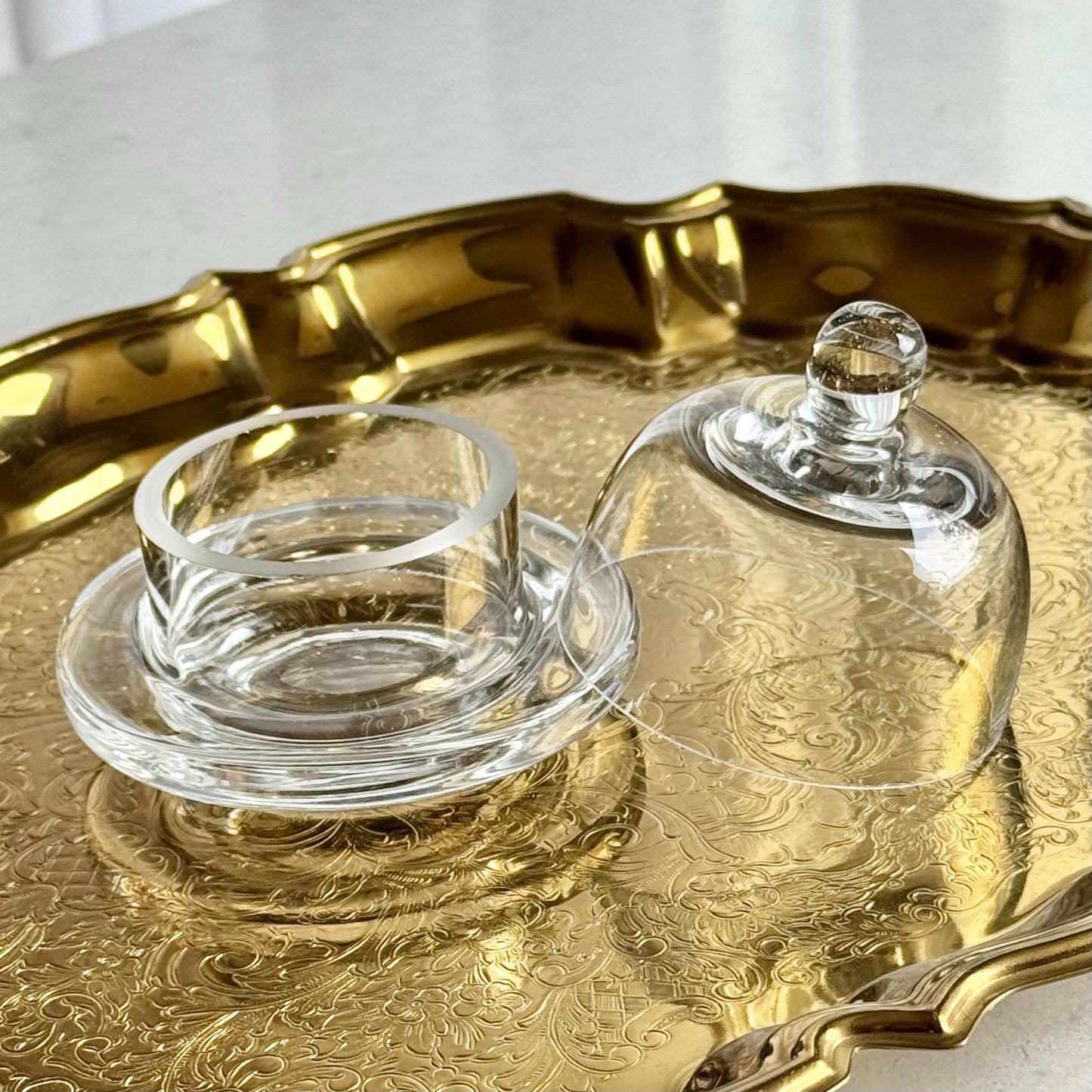 Vintage Domed Individual Butter Dishes - Set of 4