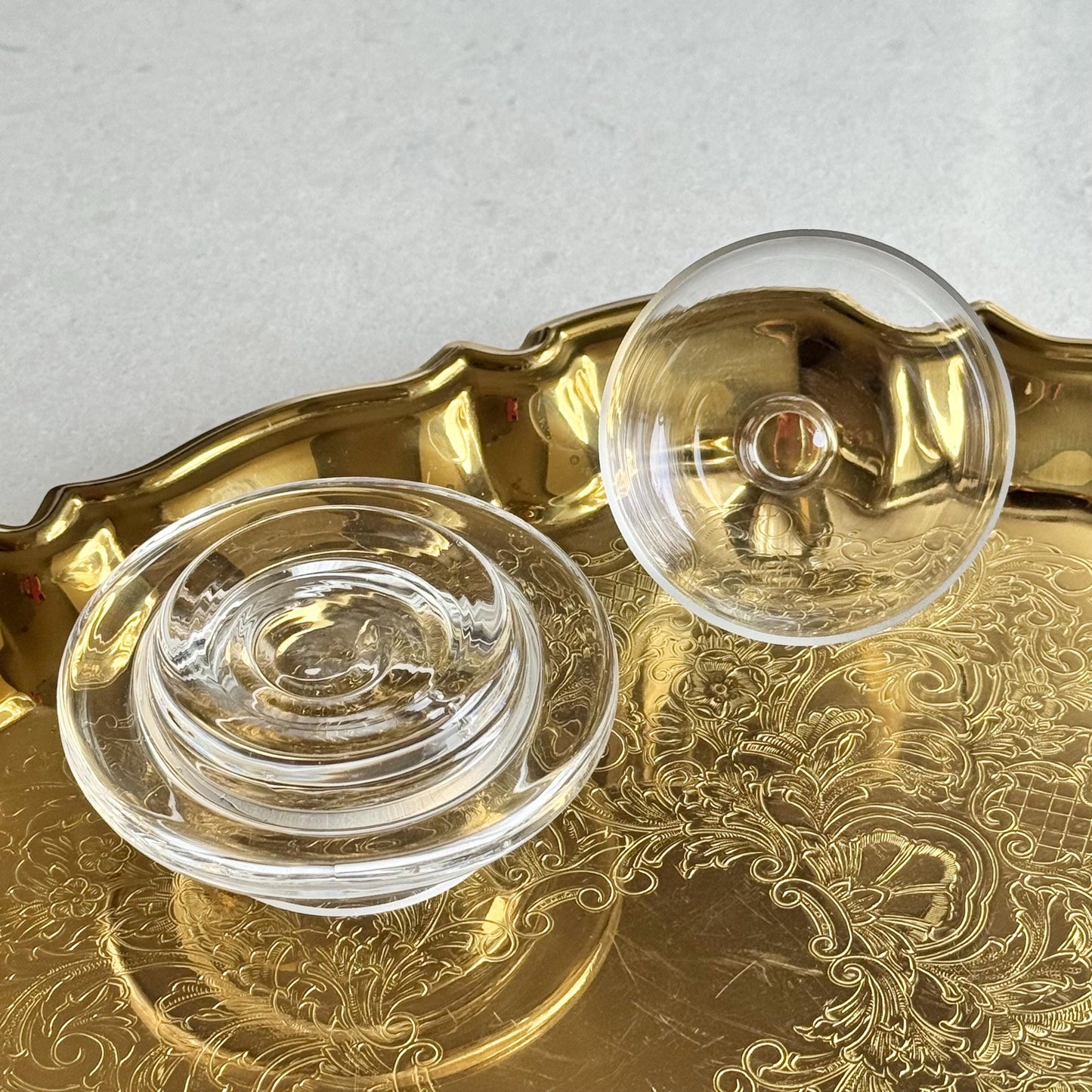 Vintage Domed Individual Butter Dishes - Set of 4