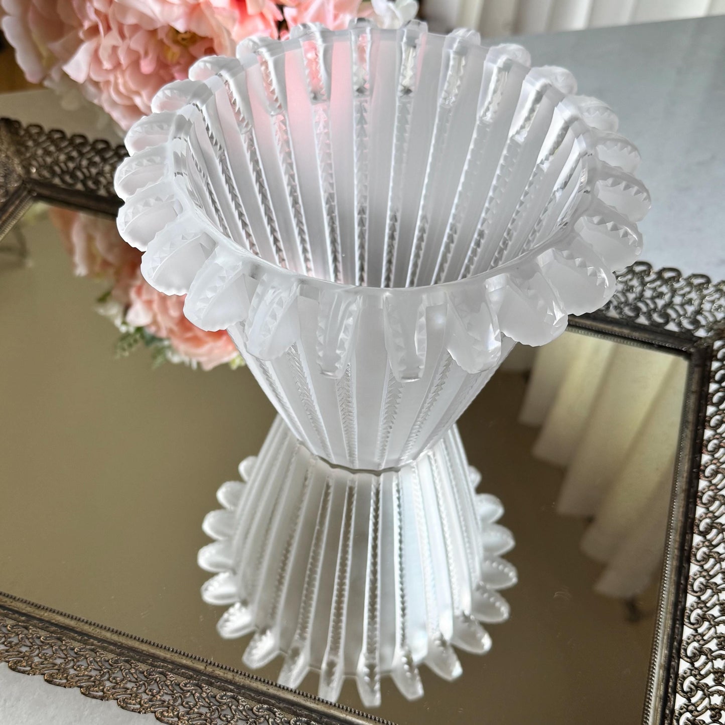 Vintage Lalique Royat Vase
