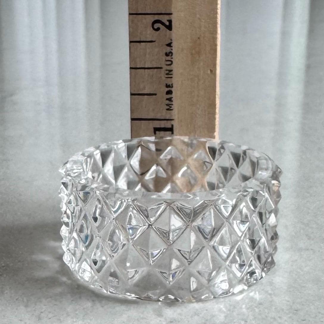 Vintage Fostoria Heritage Napkin Rings (circa 1979 - 1982) - Set of 12