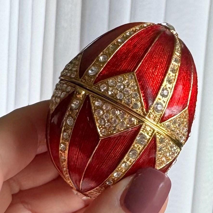 Vintage Fitz & Floyd Egg Drink Charms