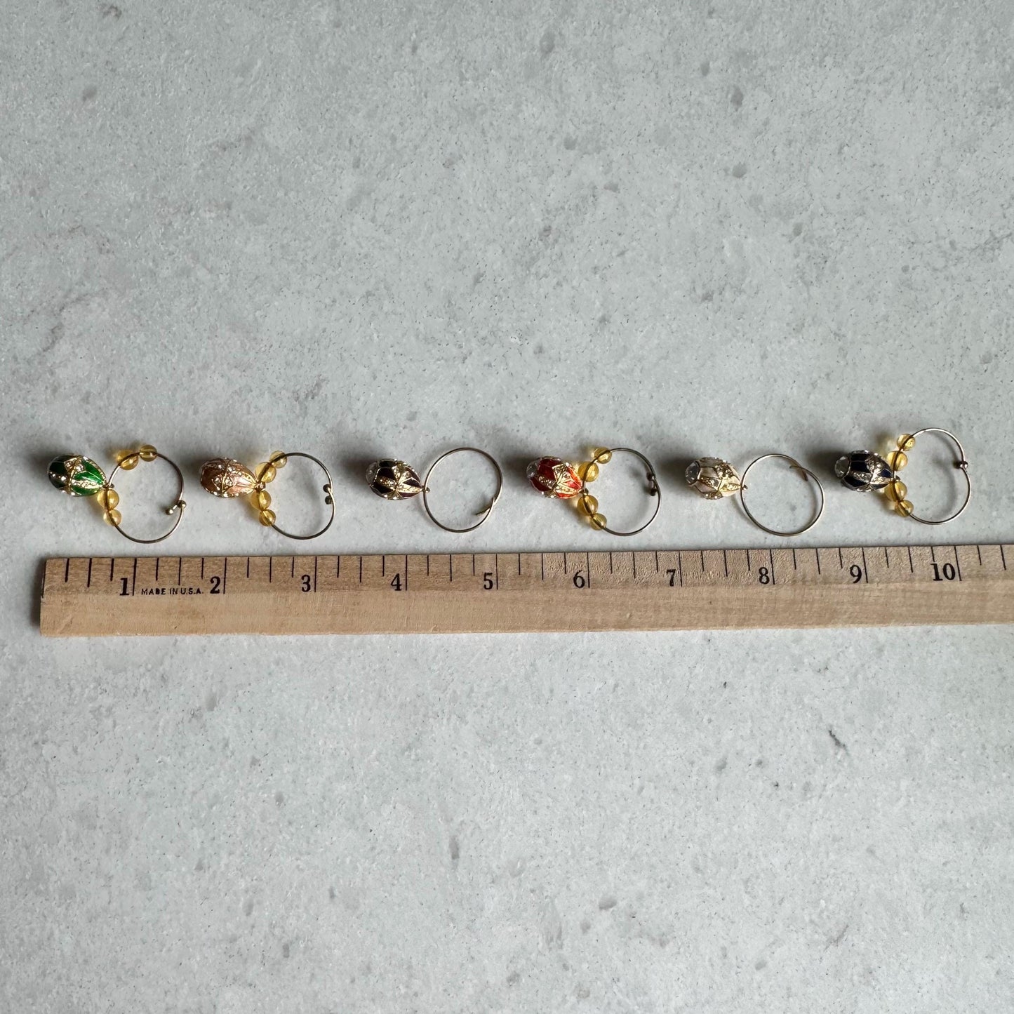 Vintage Fitz & Floyd Egg Drink Charms