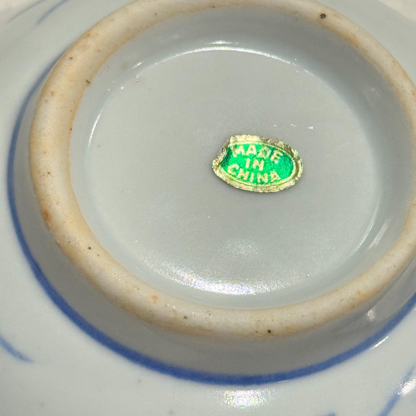 Vintage Blue and White Chinese Nesting Bowls - Set of 7