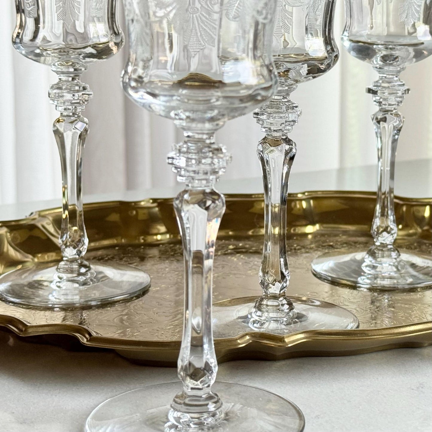 Vintage Tiffin Franciscan Mayfield Glasses - Set of 4