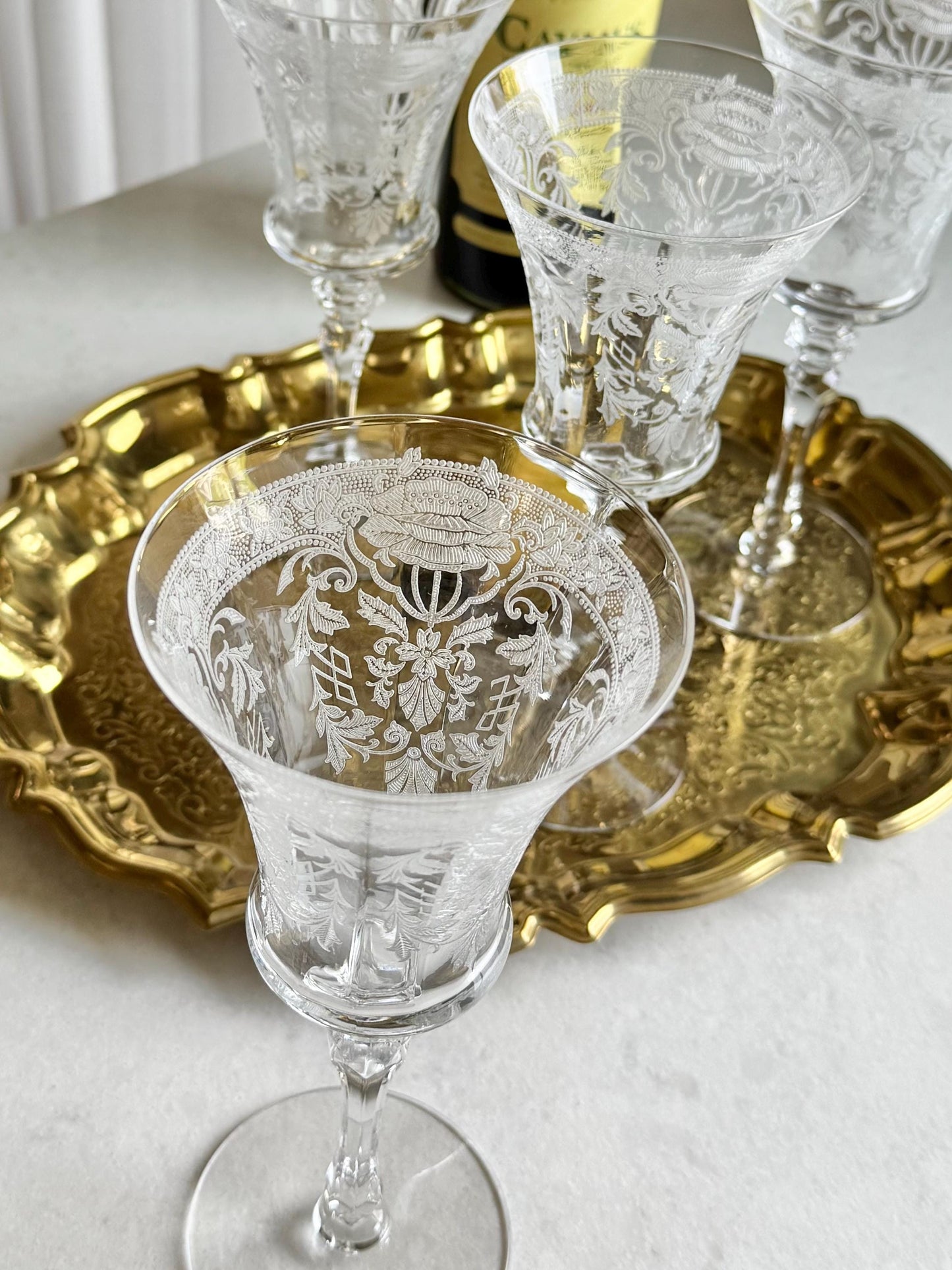 Vintage Tiffin Franciscan Mayfield Glasses - Set of 4