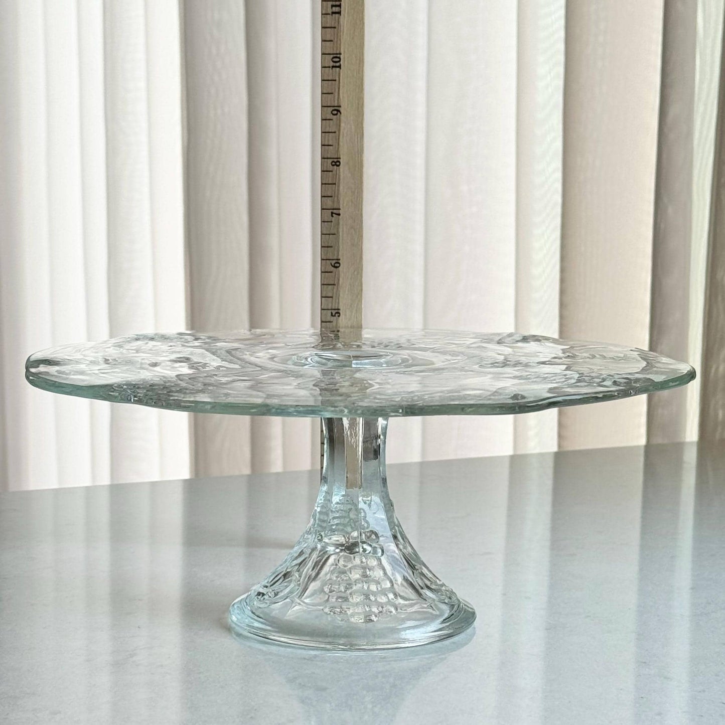 Vintage Colony Glass Harvest Grape Cake Stand