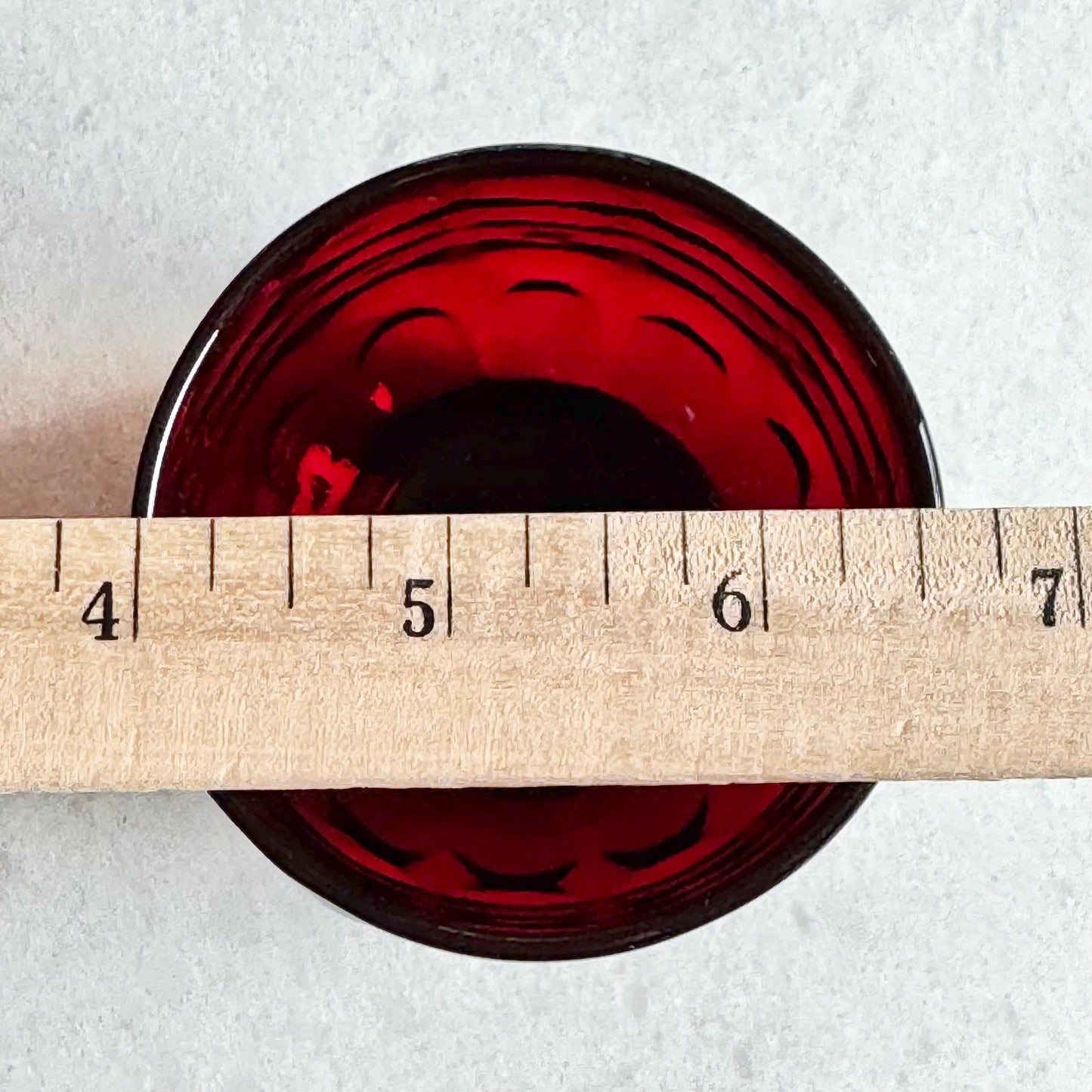 Vintage Anchor Hocking Ruby Red 12 Ounce Bubble Tumbler Glasses - Set of 10
