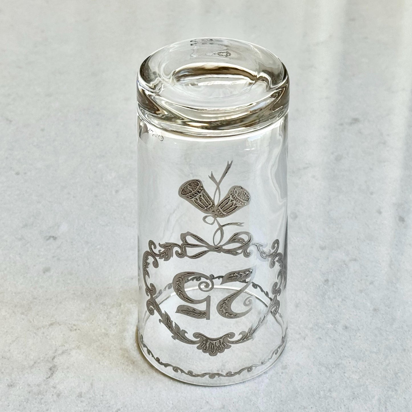 Vintage Culver 25th Silver Anniversary Highball Glasses - Set of 8