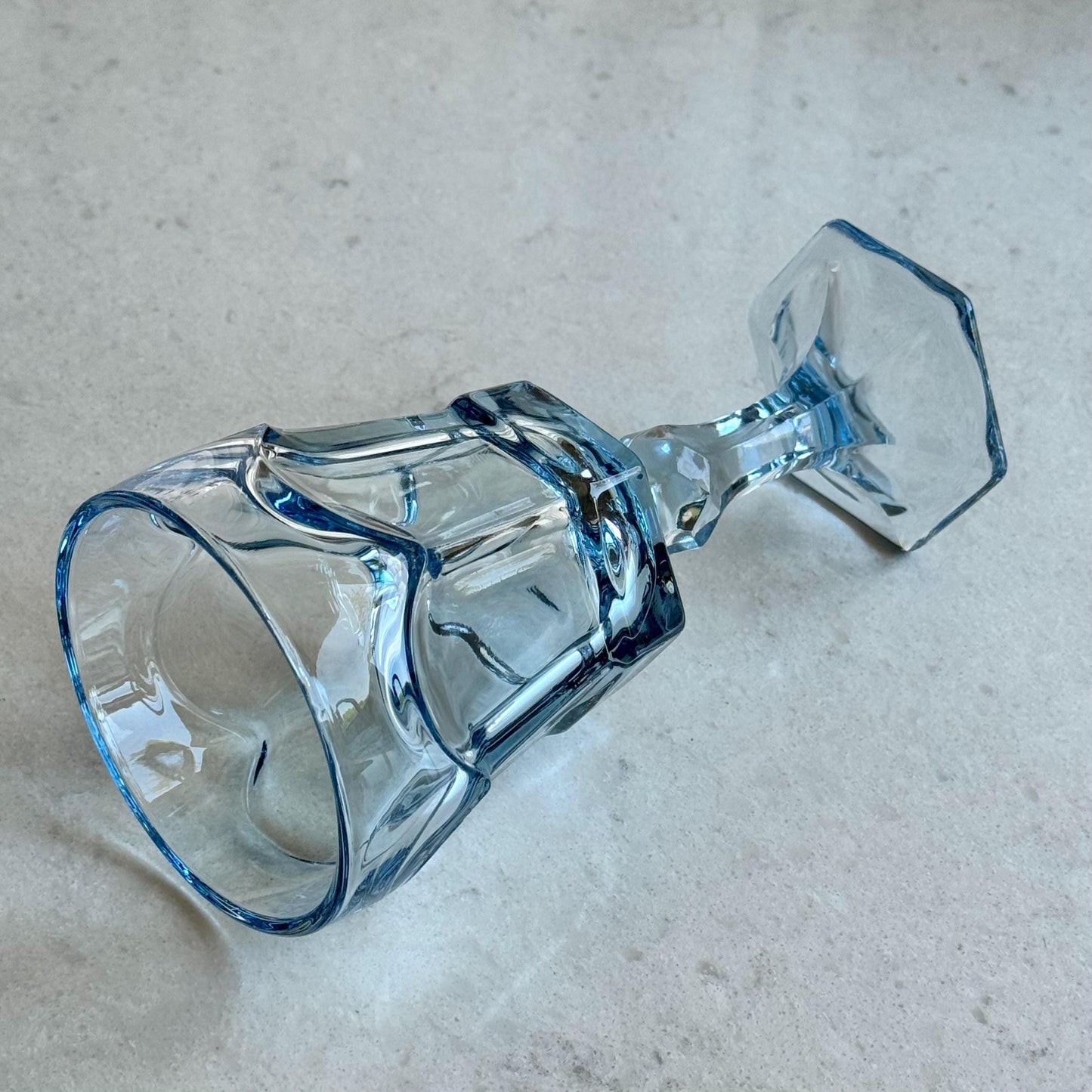Vintage Fostoria Virginia Light Blue Glasses (circa 1980 - 1986) - Set of 4