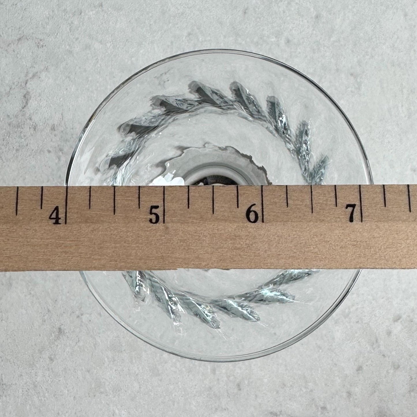 Vintage Optic Swirl Pattern Glasses - Set of 11