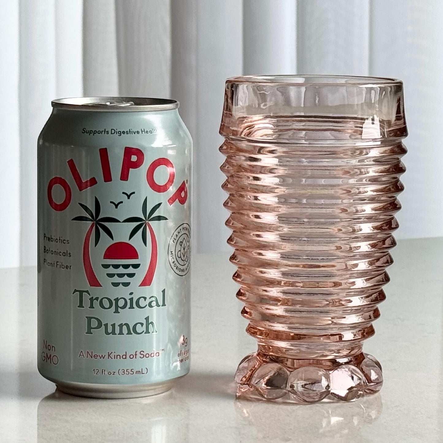 Vintage Anchor Hocking Manhattan Pink Pitcher and 6 Glasses (circa 1938 - 1943)