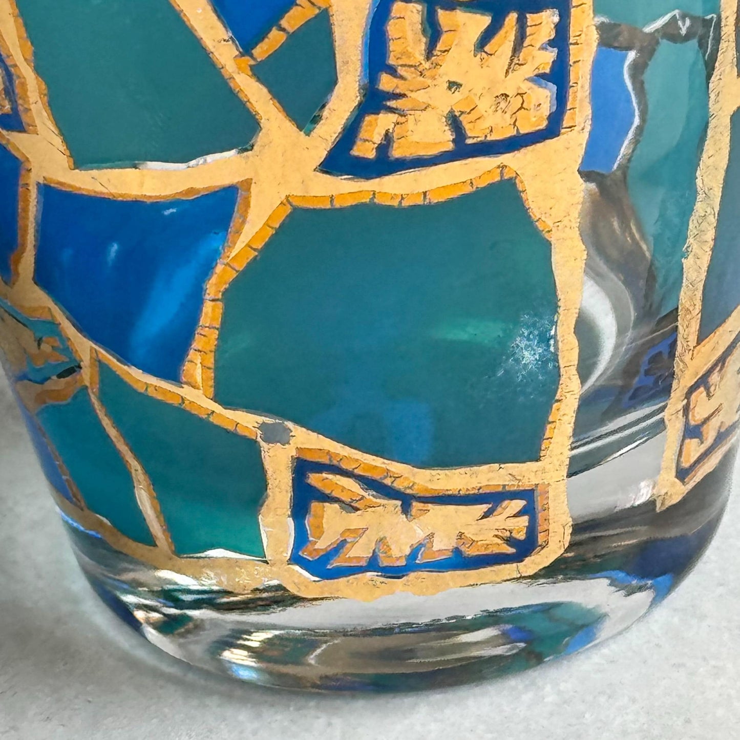Vintage Georges Briard Europa Rocks Glasses - Set of 3