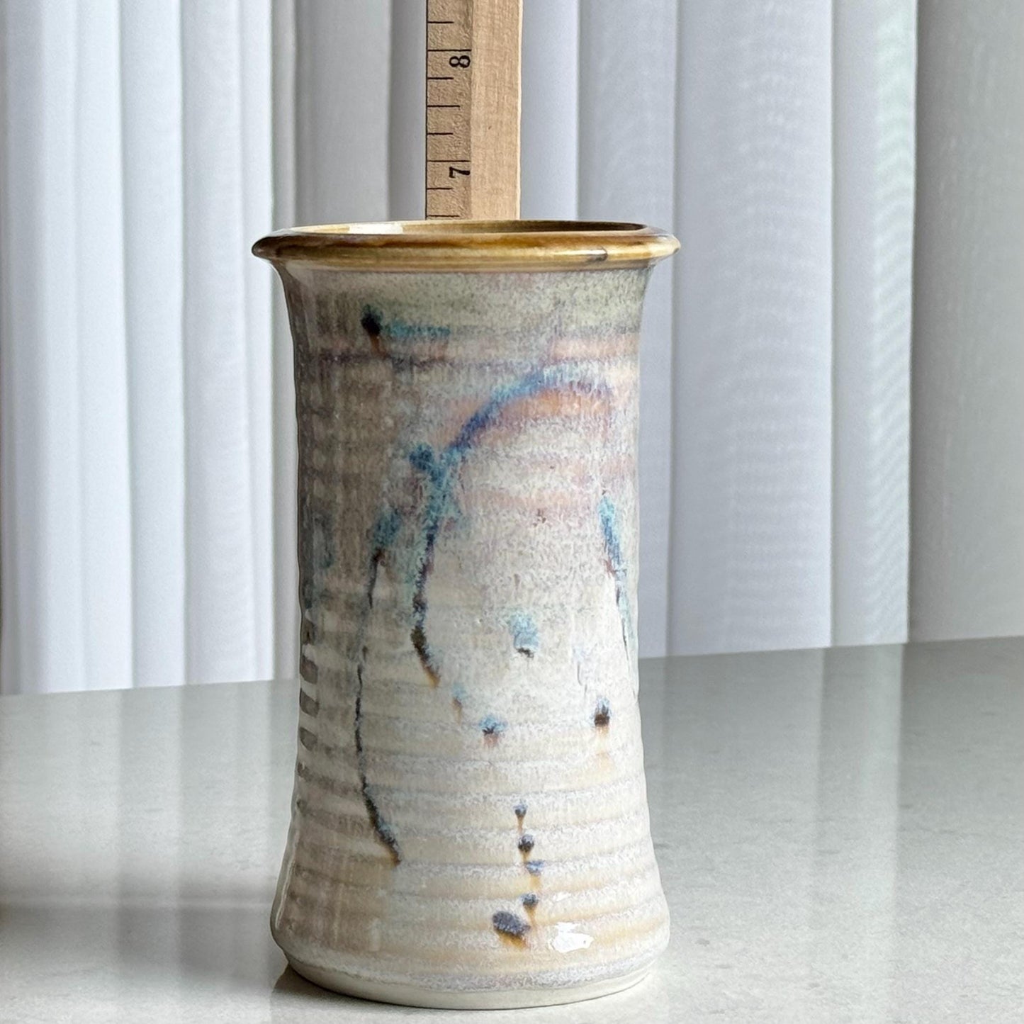 Vintage Handmade Signed Pottery Vase