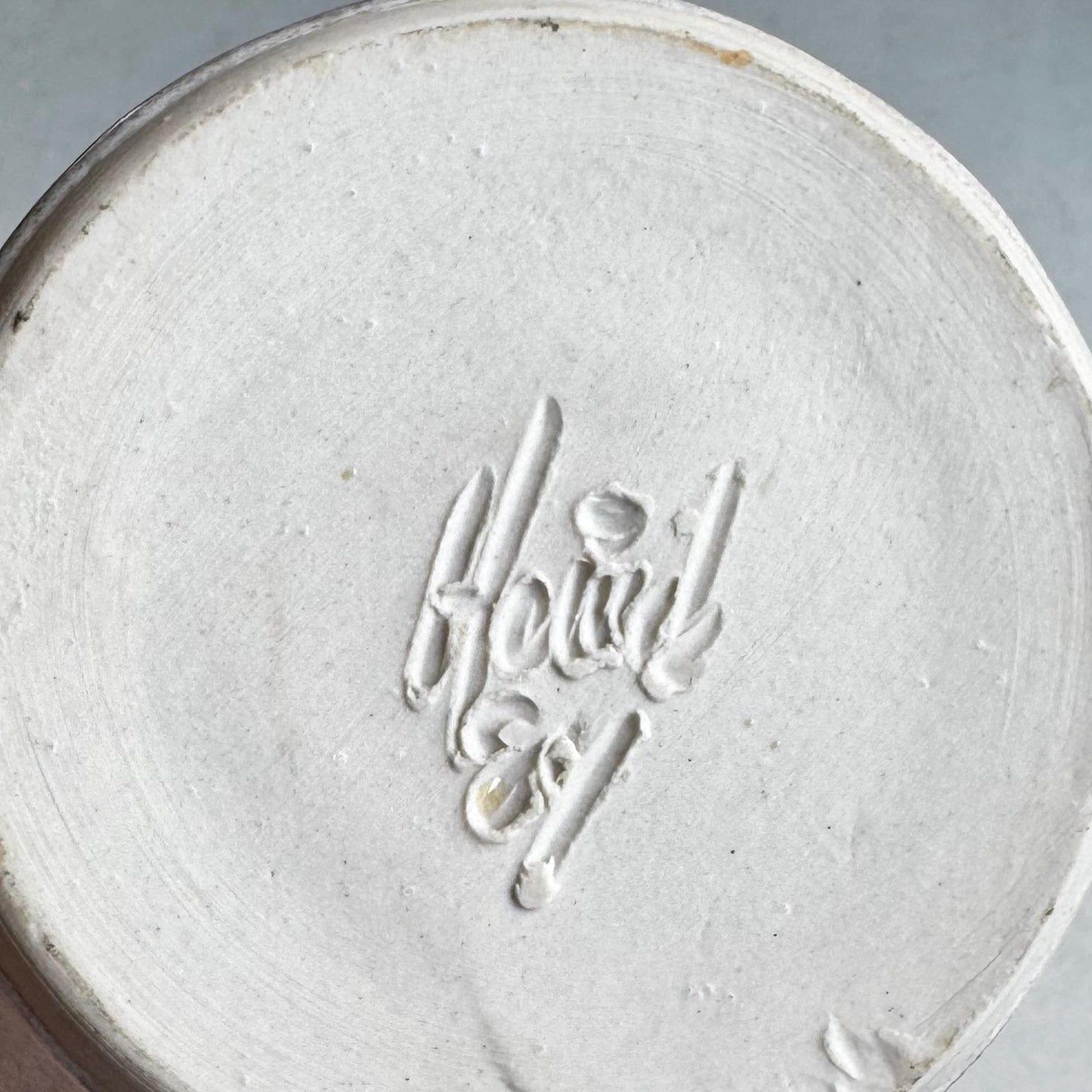 Vintage Handmade Signed Pottery Vase