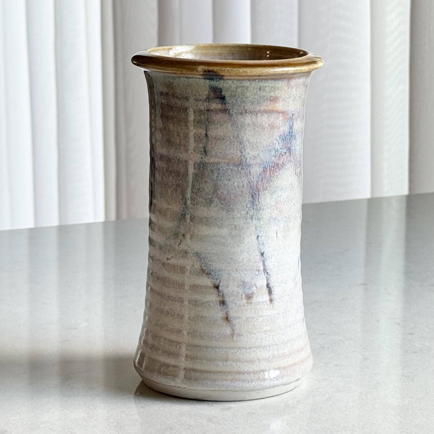 Vintage Handmade Signed Pottery Vase