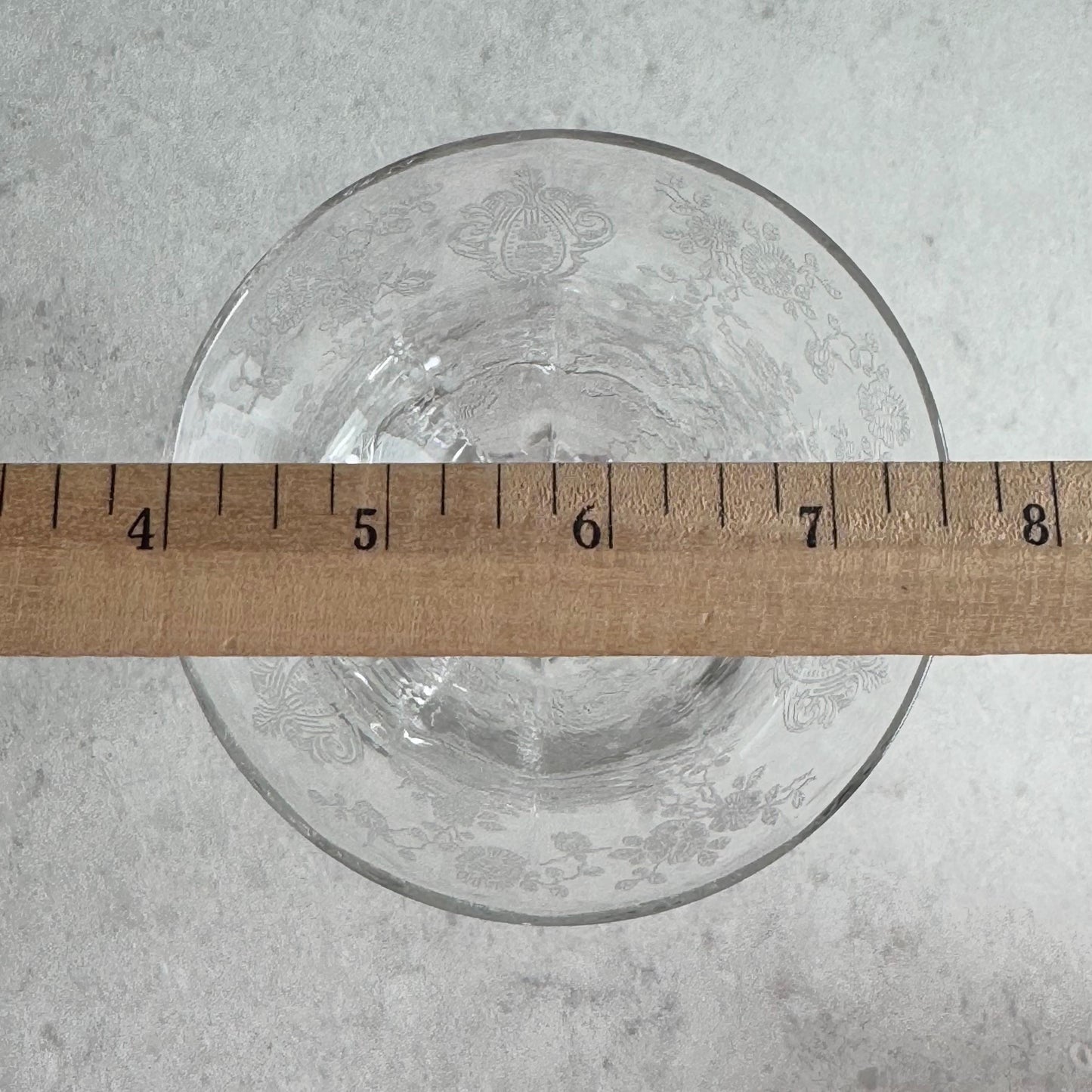 Vintage Cambridge Rose Point Glasses (circa 1934 - 1958) - Set of 6