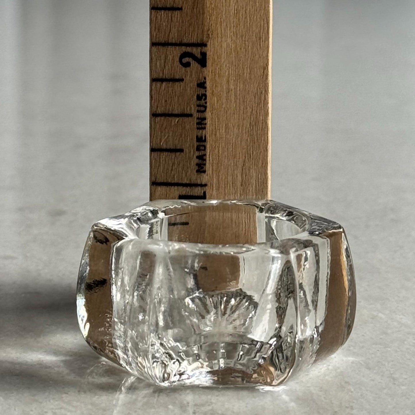Vintage Hexagonal Salt Dips - Set of 6