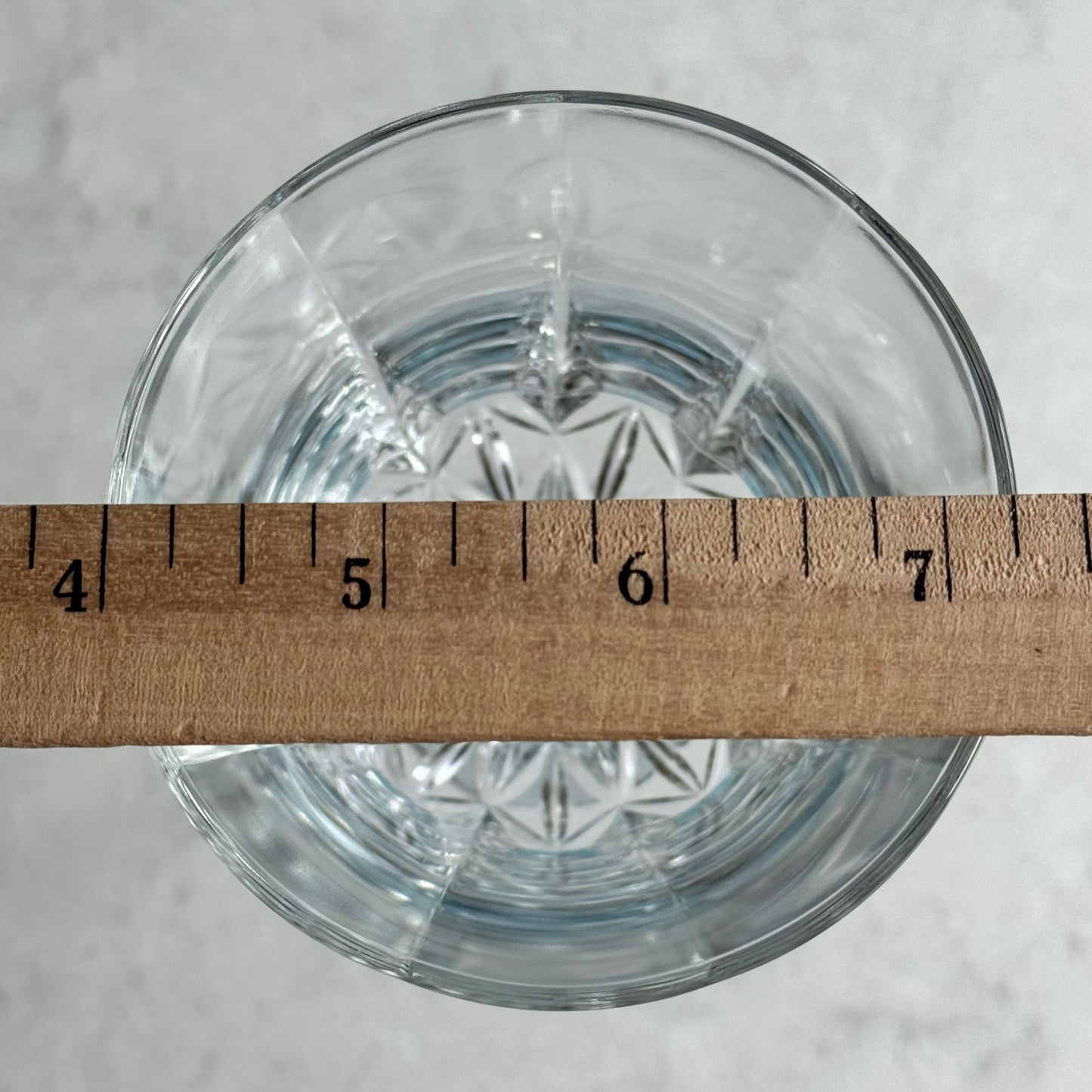 Vintage St. George American Heritage Blue Stem Glasses - Set of 6
