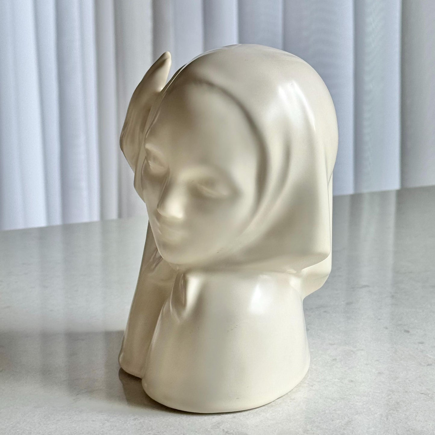 Vintage Catalina Pottery Peasant Girl Vase